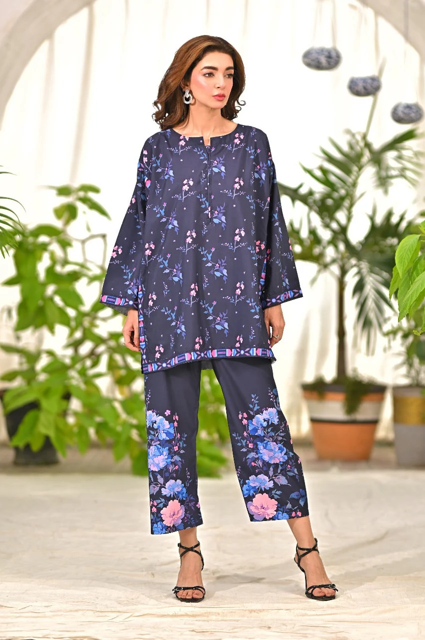 Dhaga Stitched 2 Piece Lawn Suit-Cielle