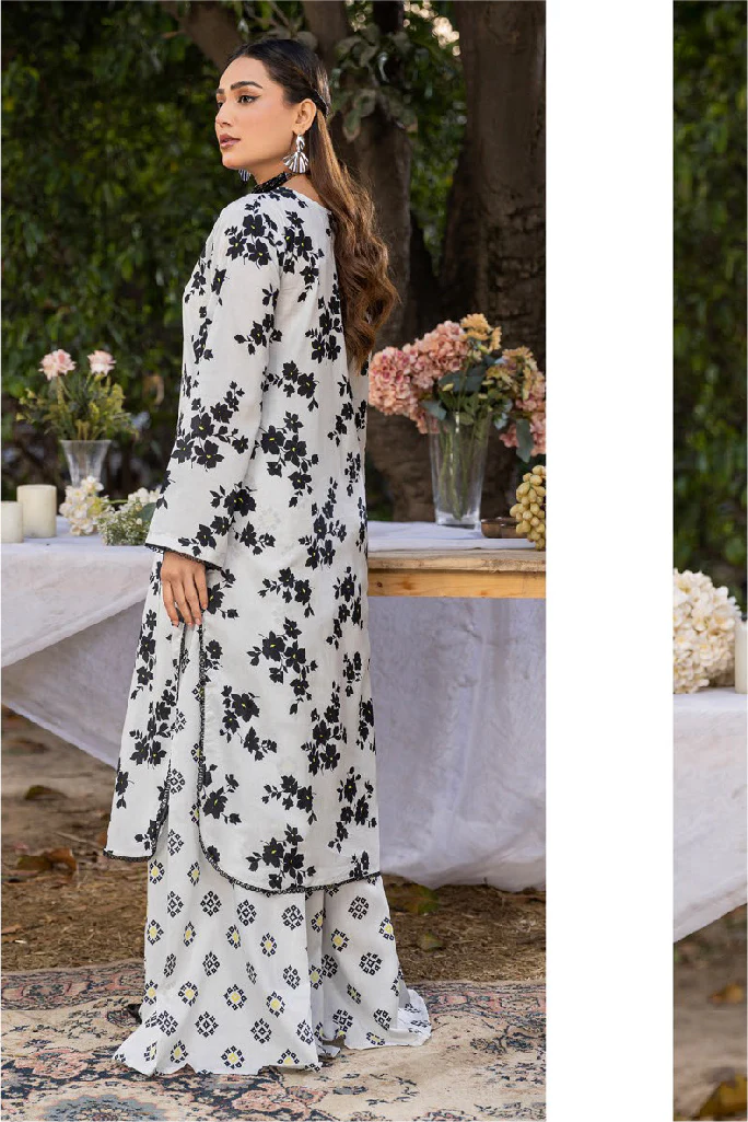 Motifz Classics Unstitched 2 Piece Digital Printed Lawn Suit-Classics-D-10 - Image 3