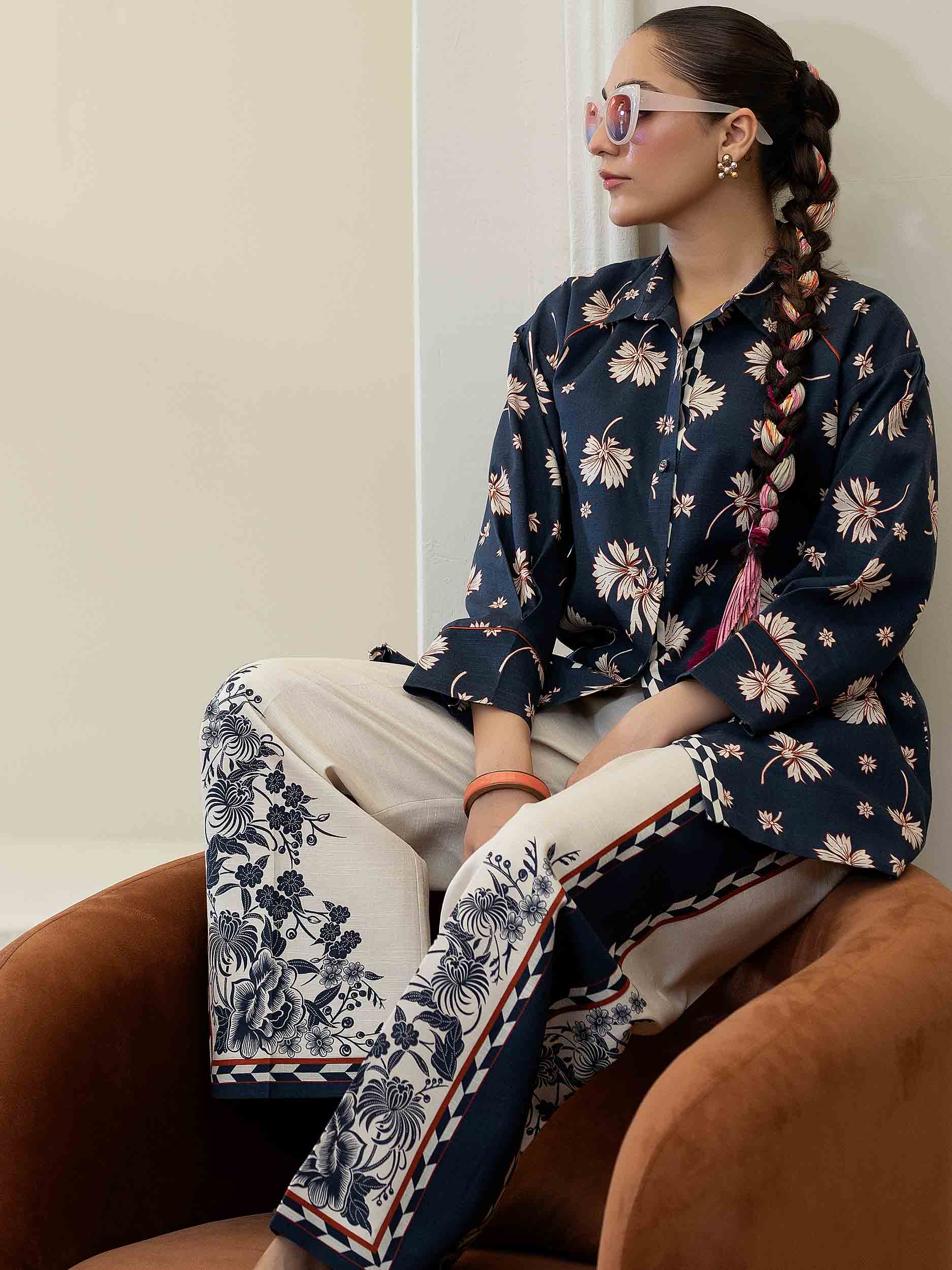 Zaib E Hoor Hazel Co-Ords Set Suit - Image 3