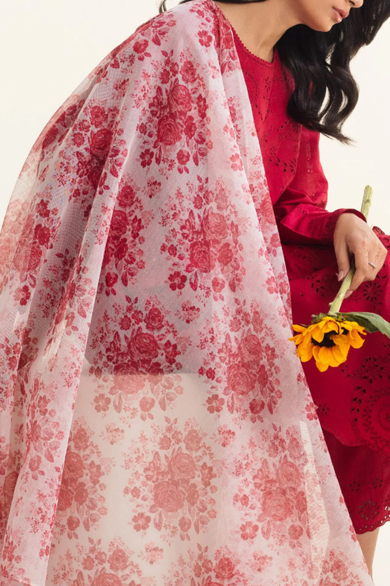 Coco By Zara Shah Jahan Unstitched 3 Piece Emb Lawn Vol-02 Suit-D-02-B-Mysa - Image 3
