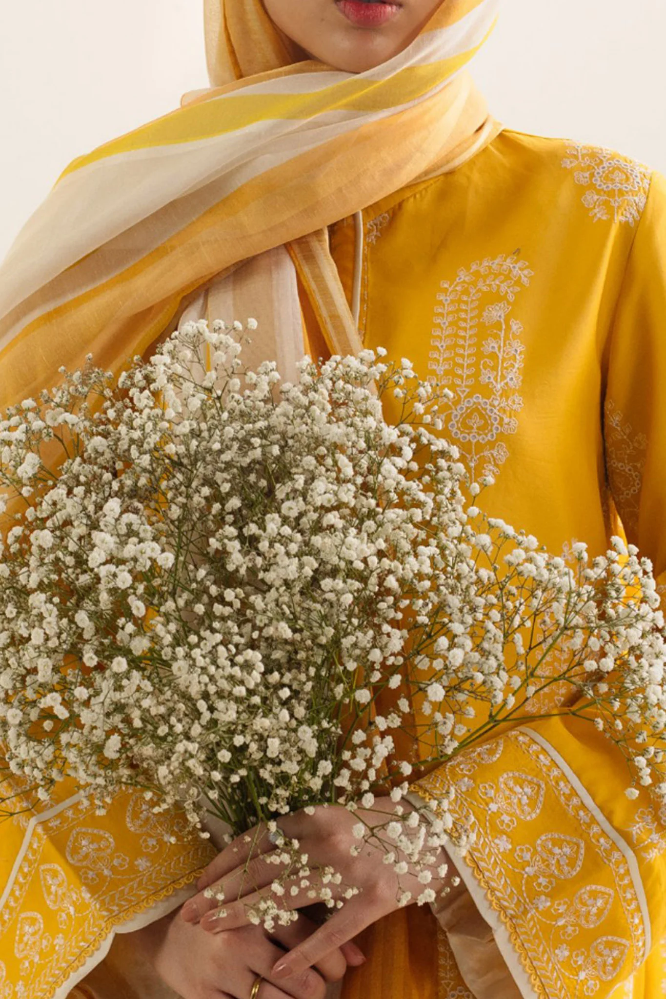Coco By Zara Shah Jahan Unstitched 3 Piece Emb Lawn Vol-02 Suit-D-04-A-Diara - Image 2