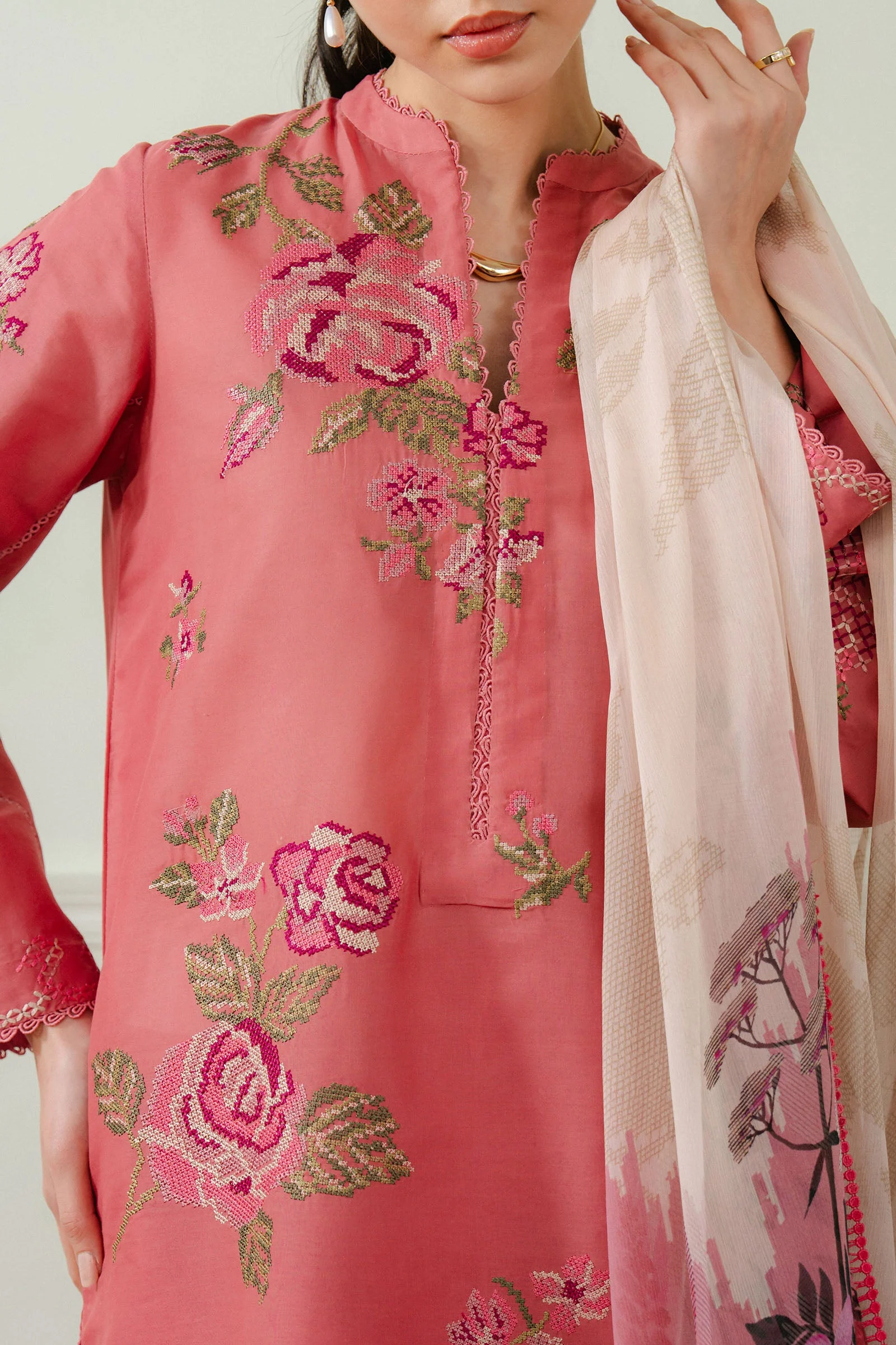 Coco By Zara Shah Jahan Unstitched 3 Piece Summer Lawn Suit-04-A-Freya - Image 2