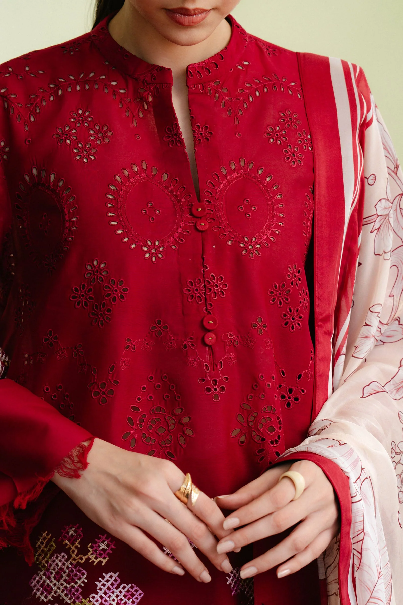 Coco By Zara Shah Jahan Unstitched 3 Piece Summer Lawn Suit-06-A-Vali - Image 3