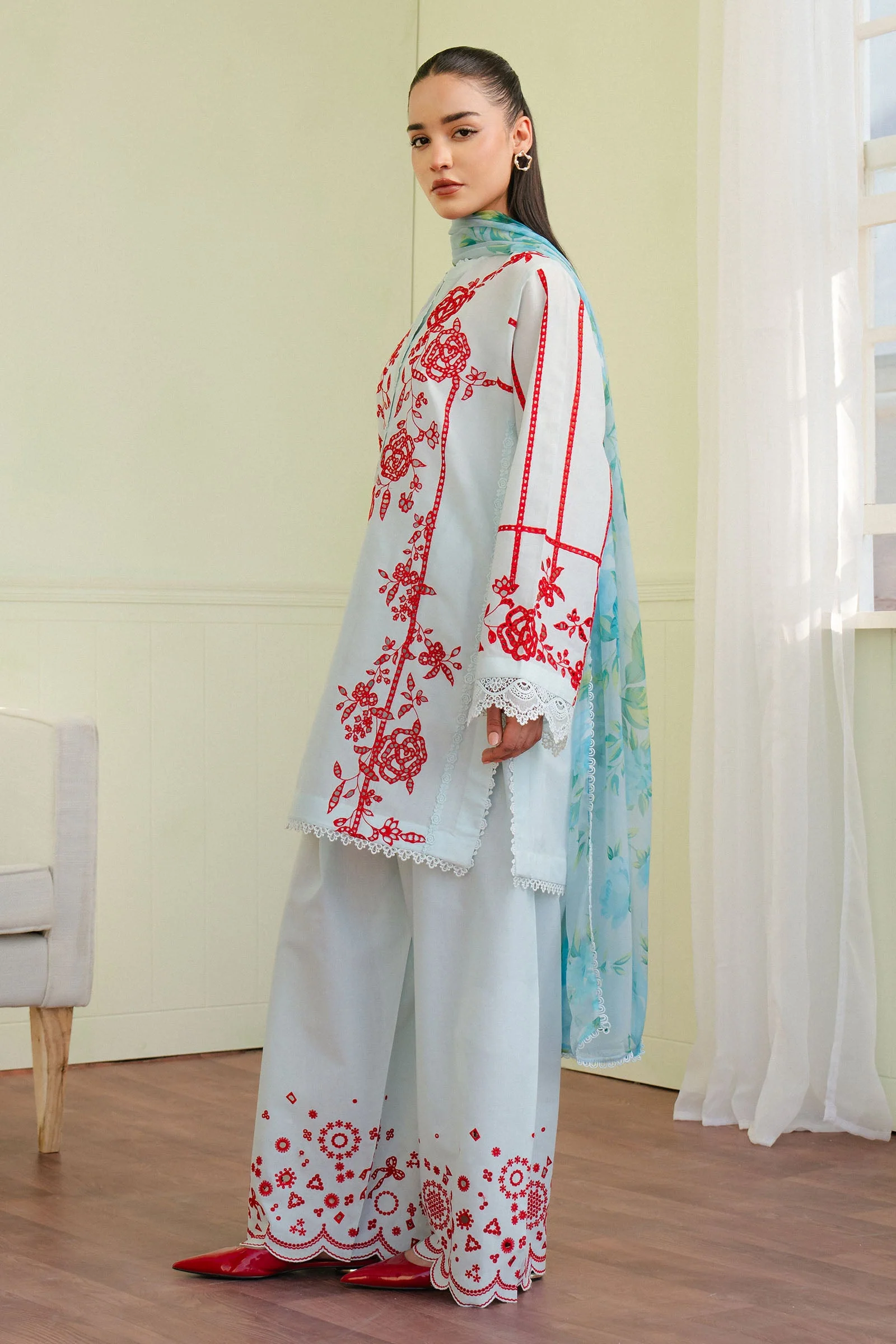 Coco By Zara Shah Jahan Unstitched 3 Piece Summer Lawn Suit-07-A-Eclat - Image 2