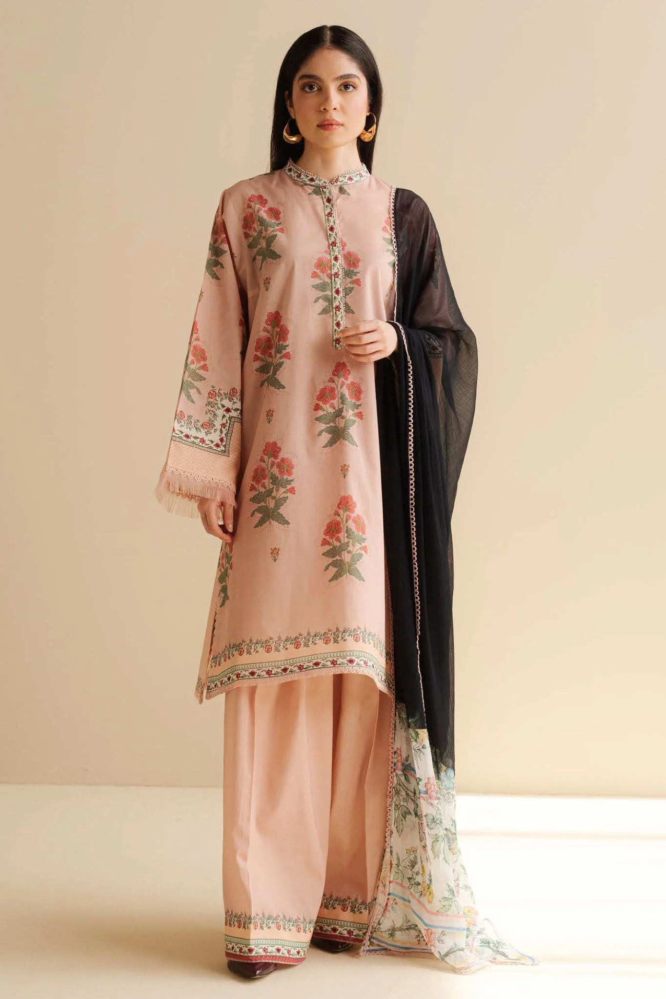 CoCo Prints By Zara Shah Jahan Unstitched 3 Piece Lawn Drop Two Suit-02-A-Raya