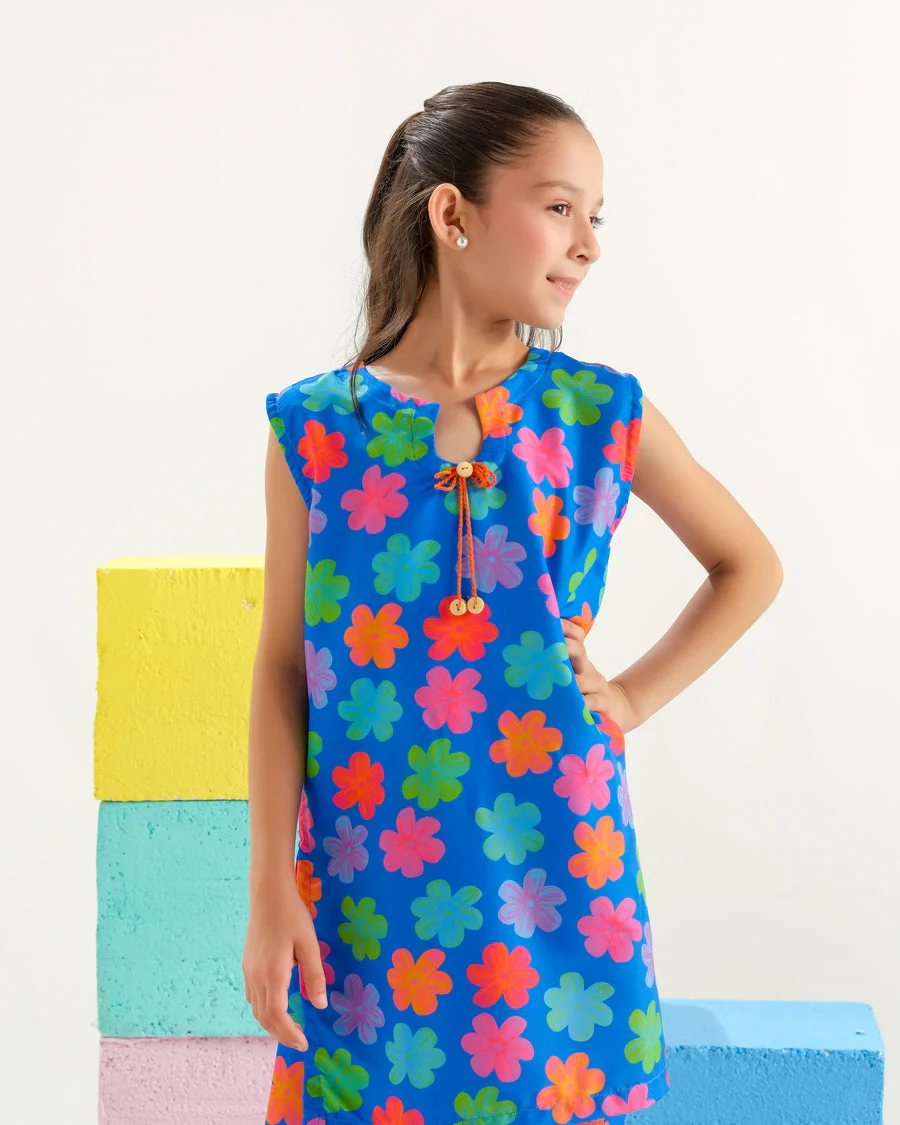 Sprinkles Stitched 2 Piece Summer Co Ord Sets Kids Suit-Color Carnival - 2pcs - Image 7
