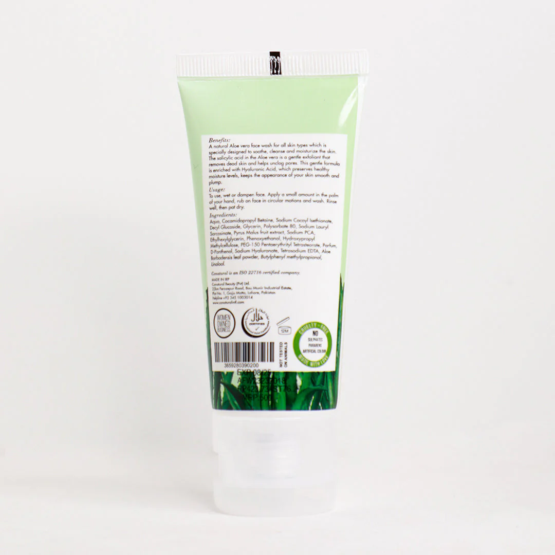 Conatural-Hydrating Aloe Vera Face Wash - Image 7