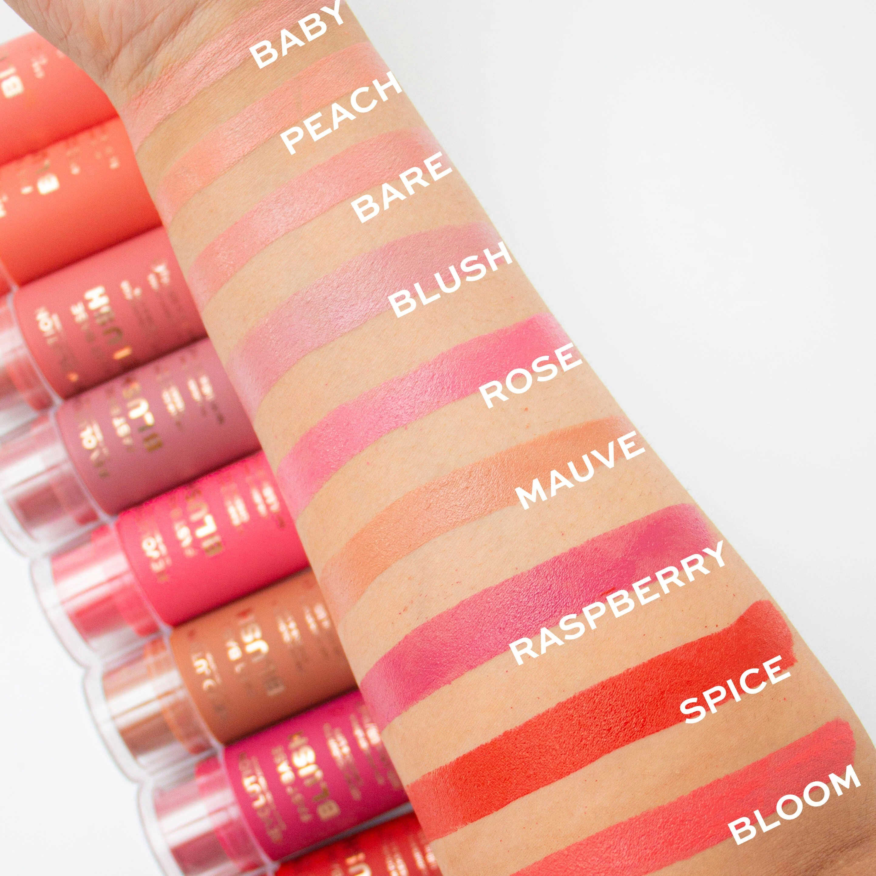 Makeup Revolution Fast Base Blush Stick Rose 14gm - Image 3