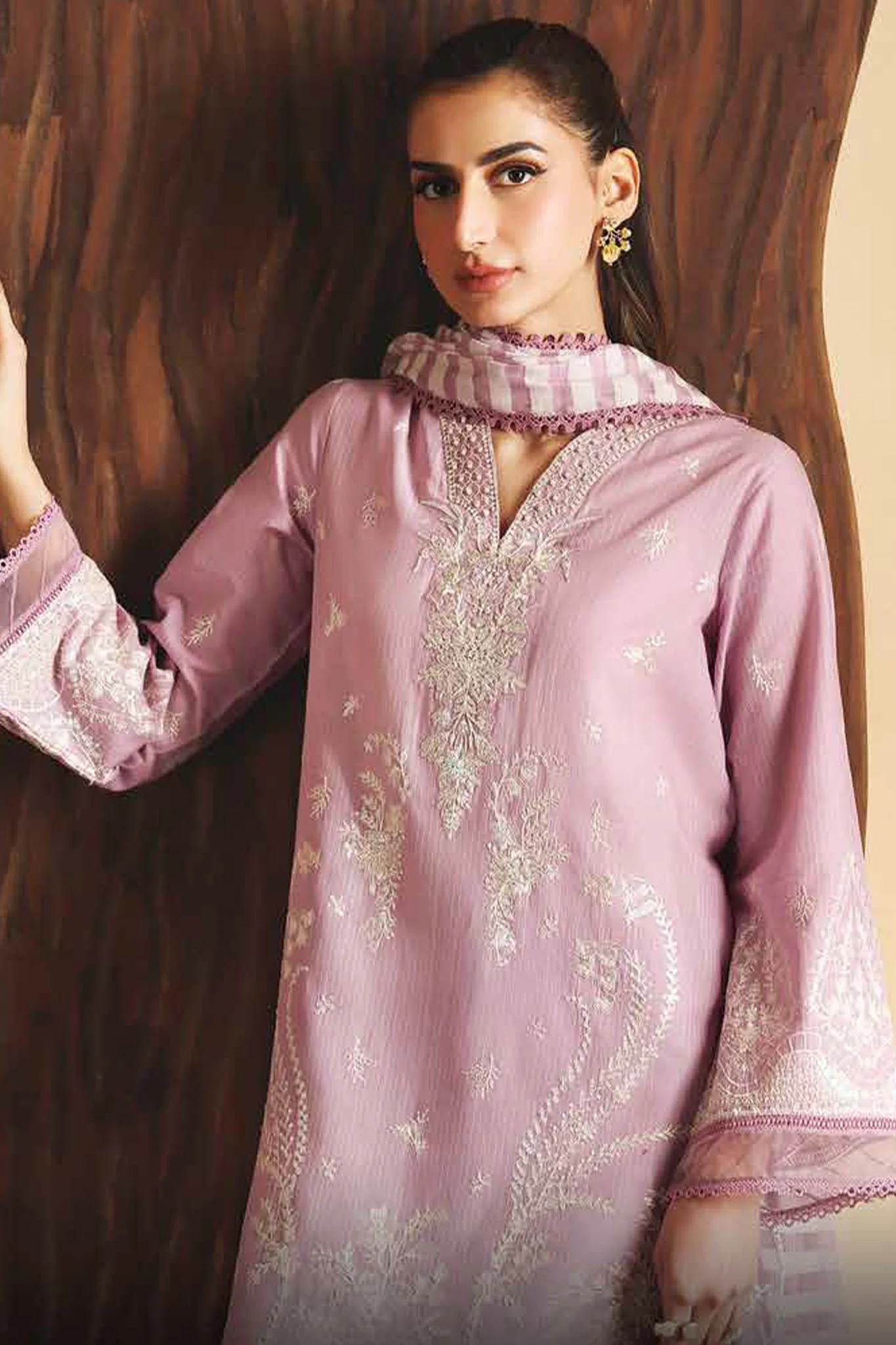 Core - Daria By Riaz Arts Unstitched 3 Piece Summer Vol-01 Suit-DL-03 - Image 2