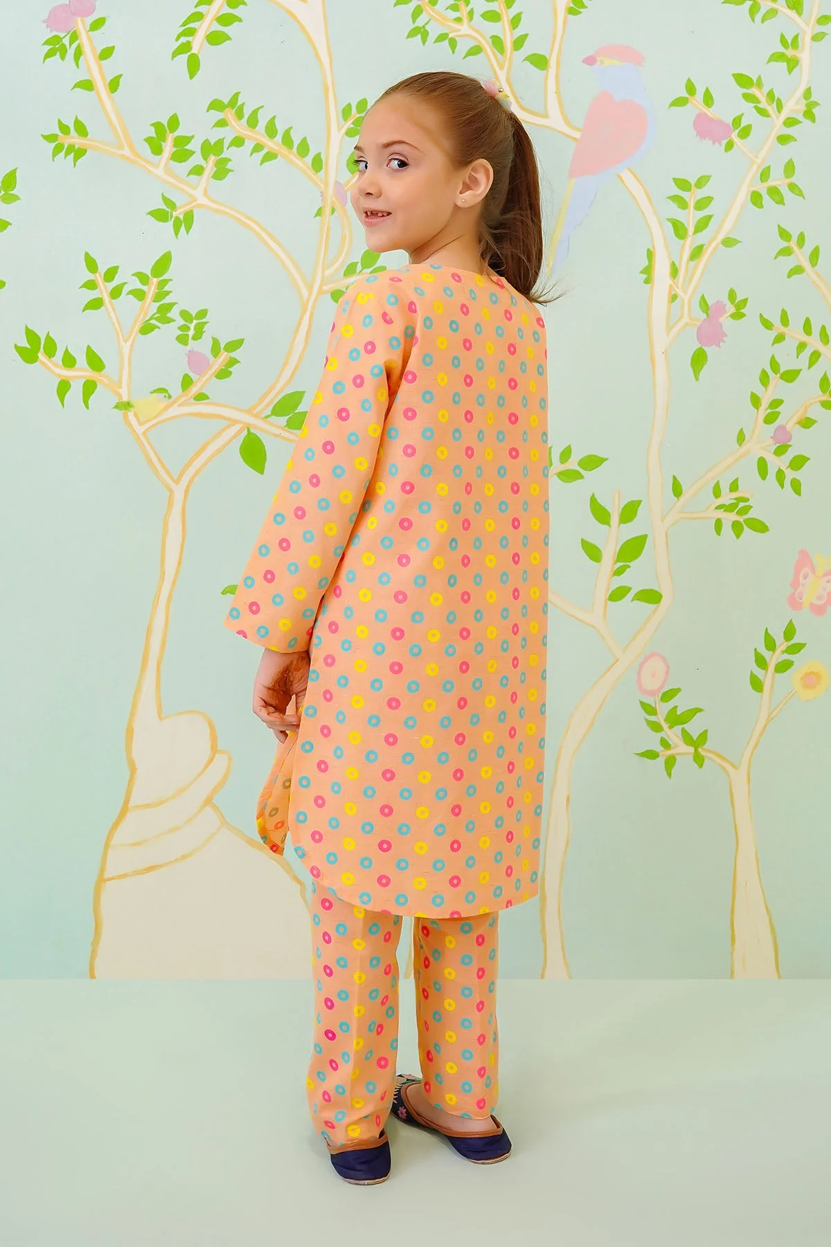 Ochre Clothing Cotton Chambray Printed Co-ords - Image 5