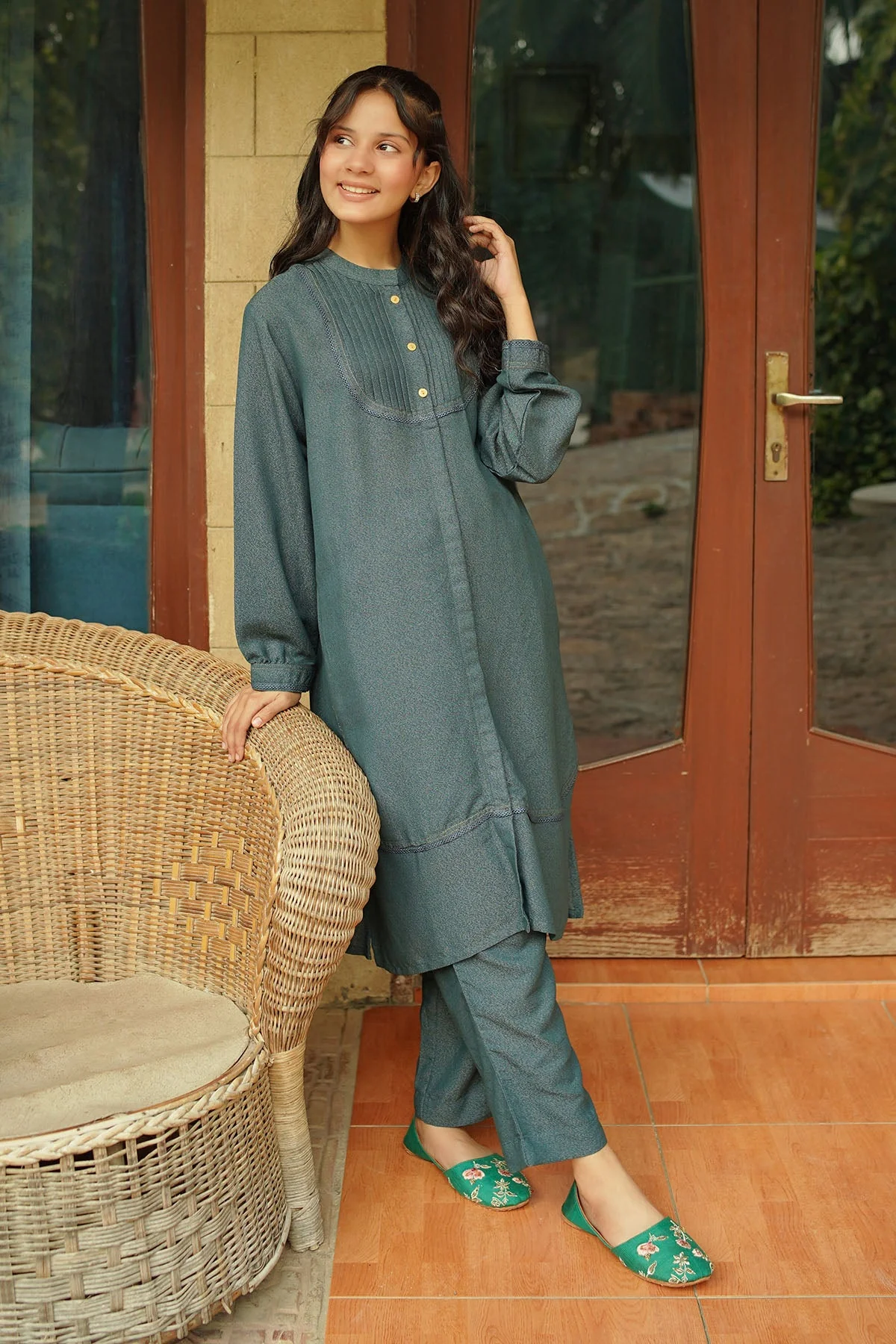 Ochre Clothing Cotton Karandi 2 Pc Suit Suit - Image 5