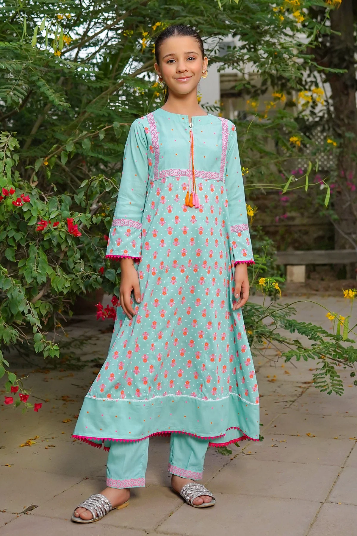 Ochre Clothing Cotton Printed 2 Pc Suits