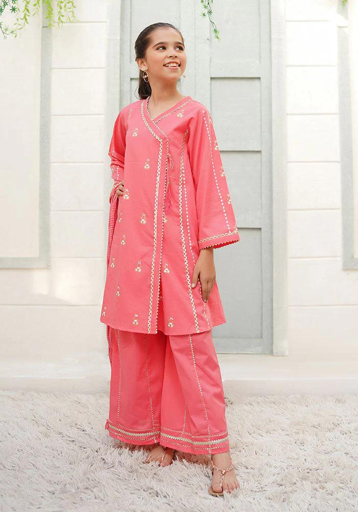 Ochre Clothing Cotton Printed 3 Pc Suit - Image 5