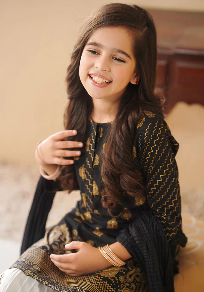 Ochre Clothing Cotton Printed 3 Pc Suit - Image 5