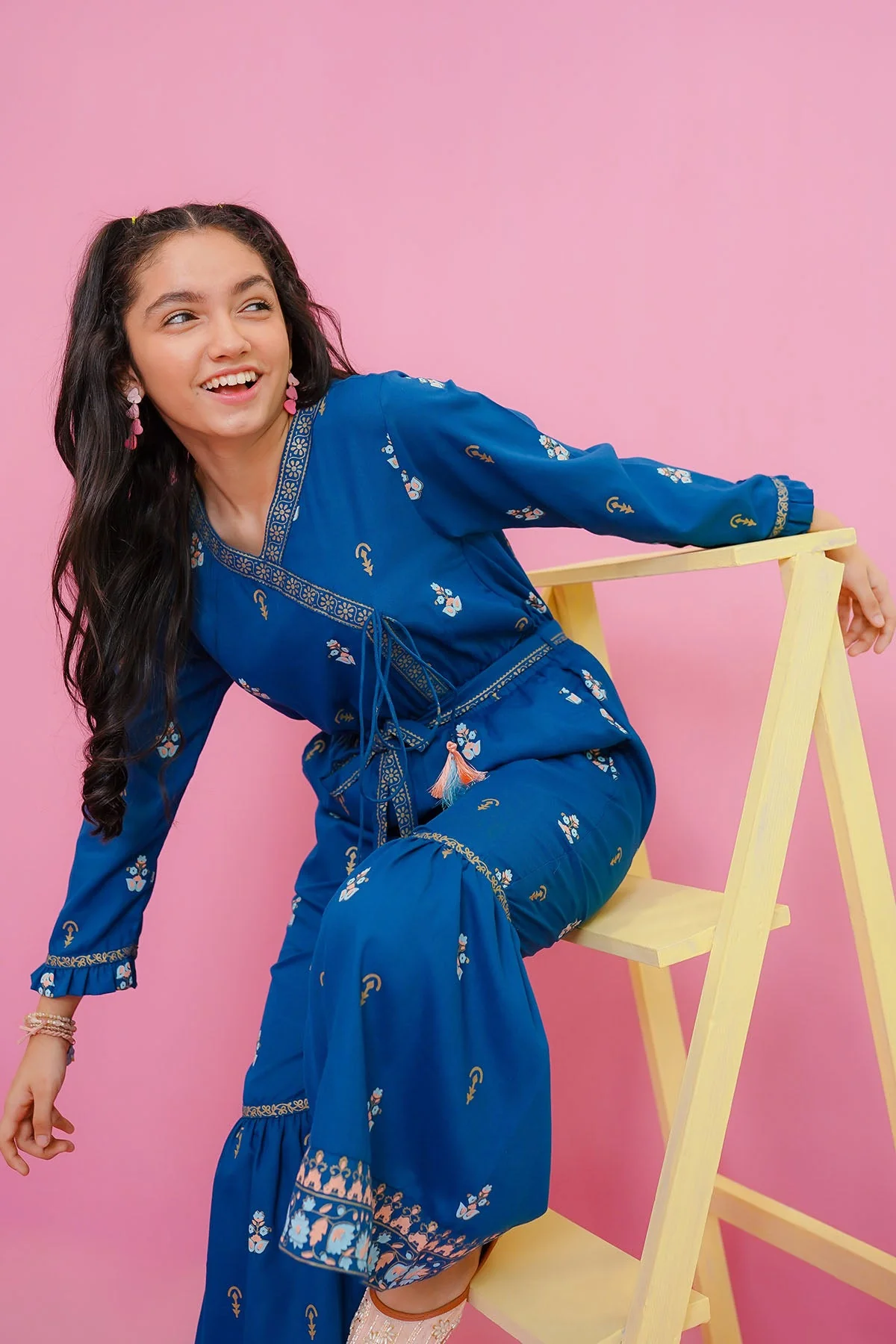 Ochre Clothing Cotton Printed Jumpsuit - Image 3