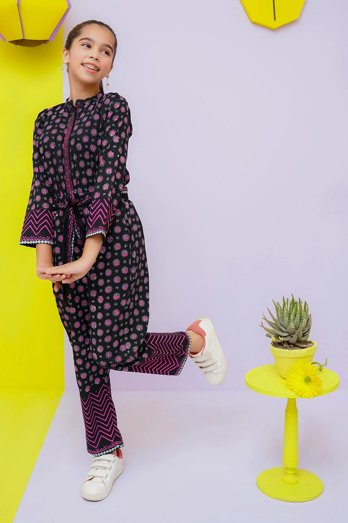 Ochre Clothing Cotton Printed Jumpsuit - Image 3