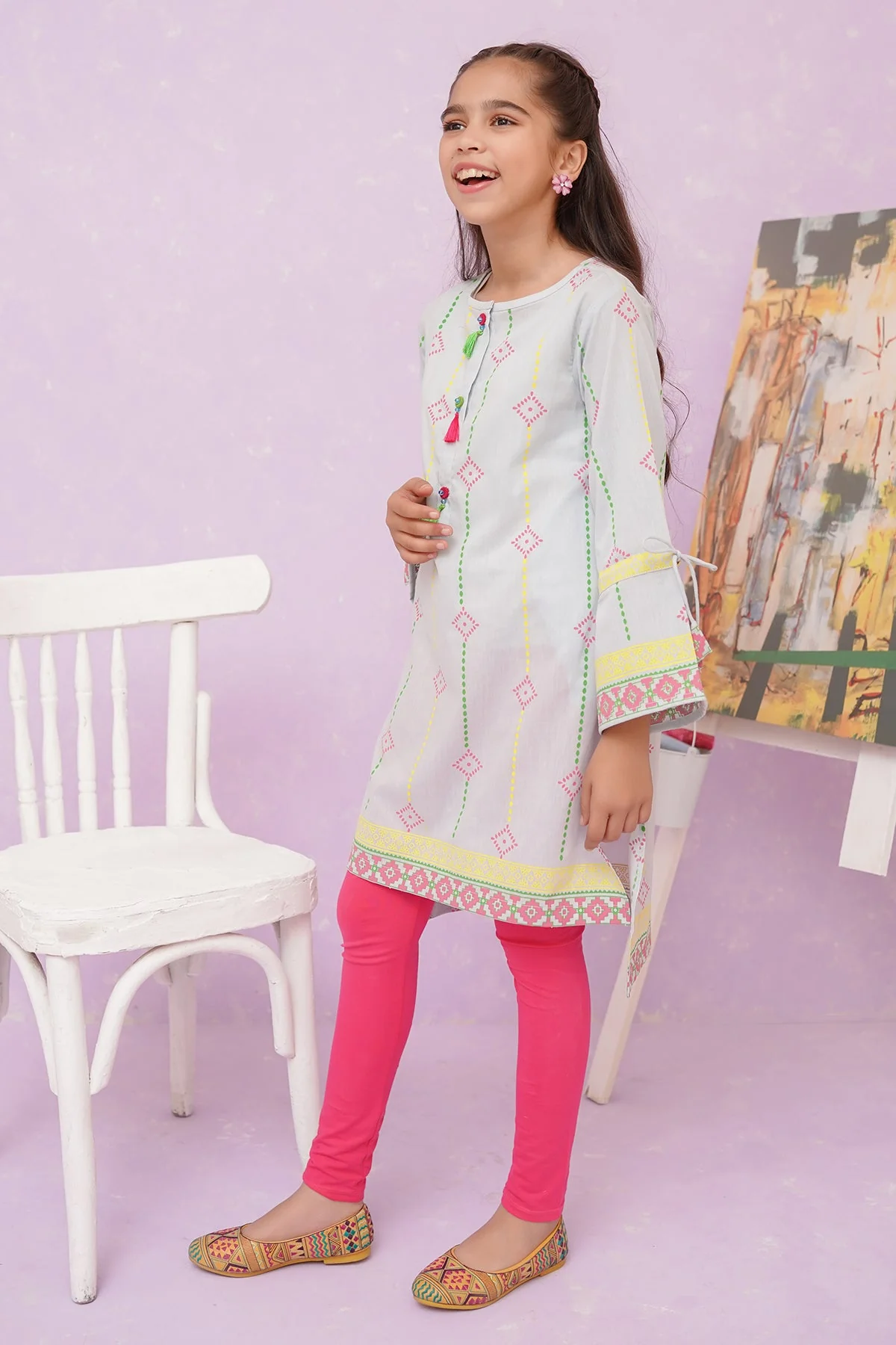 Ochre Clothing Cotton Printed Kurta - Image 2