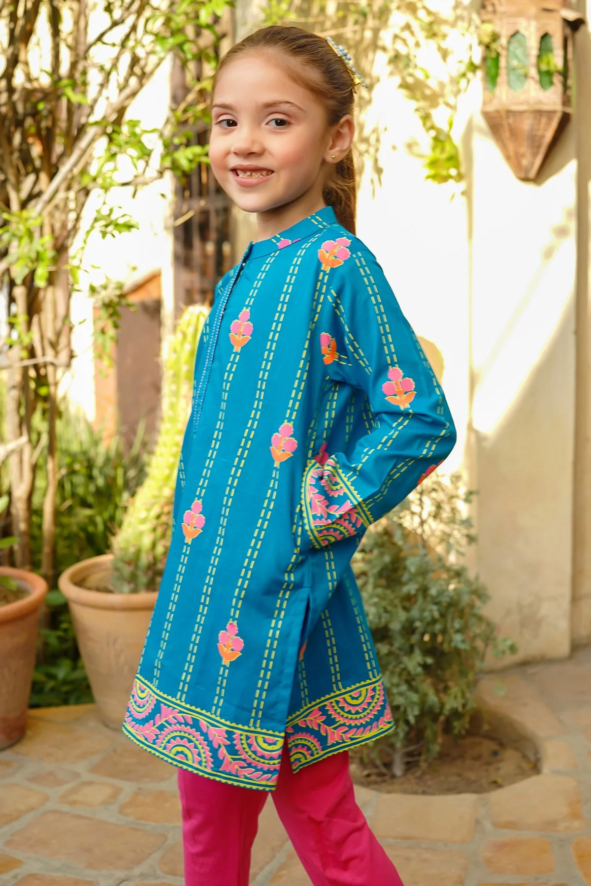 Ochre Clothing Cotton Printed Kurta - Image 3
