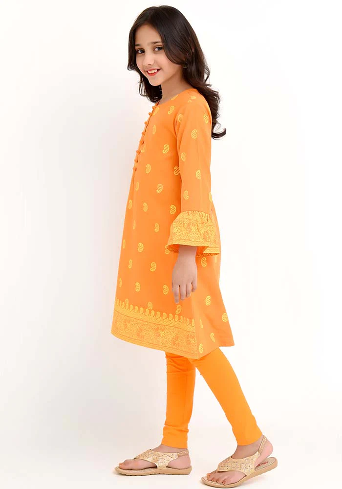 Ochre Clothing Cotton Printed Kurta - Image 2