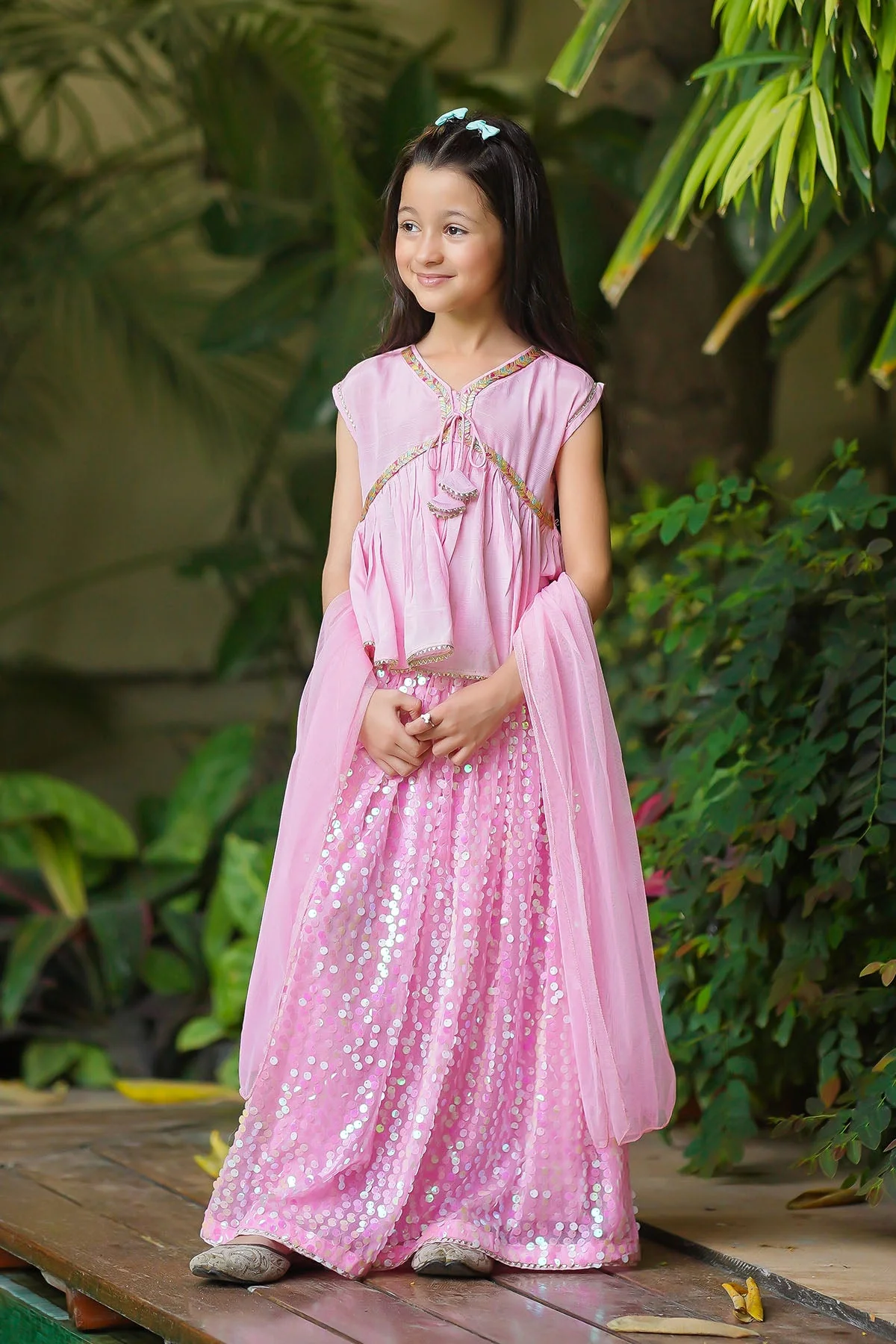 Ochre Clothing Cotton Silk Embellished 3 Pc Suit - Image 3