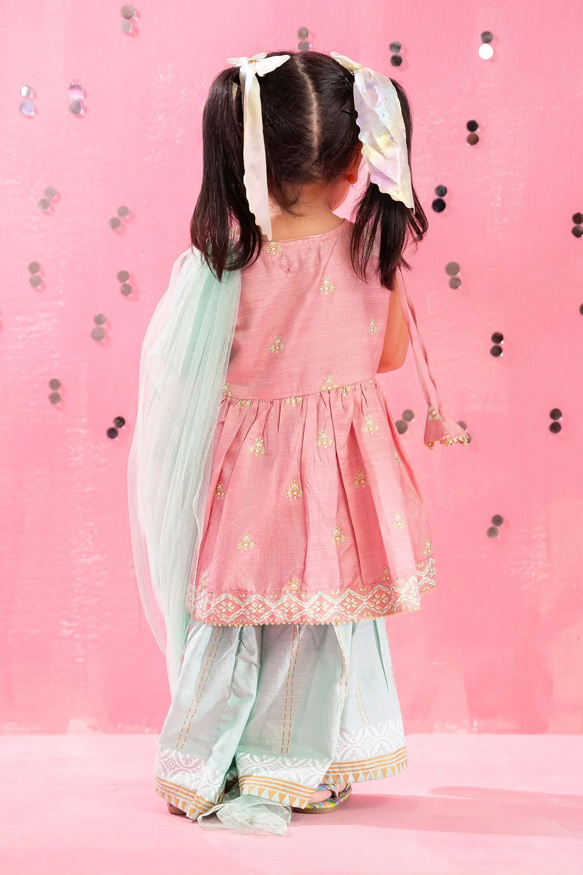 Ochre Clothing Cotton Silk Printed 3 Pc Suit - Image 7