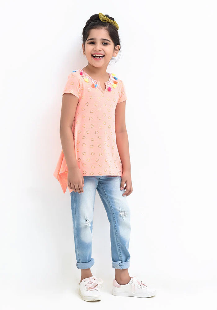 Ochre Clothing Cotton Stretch Jersey Top - Image 2