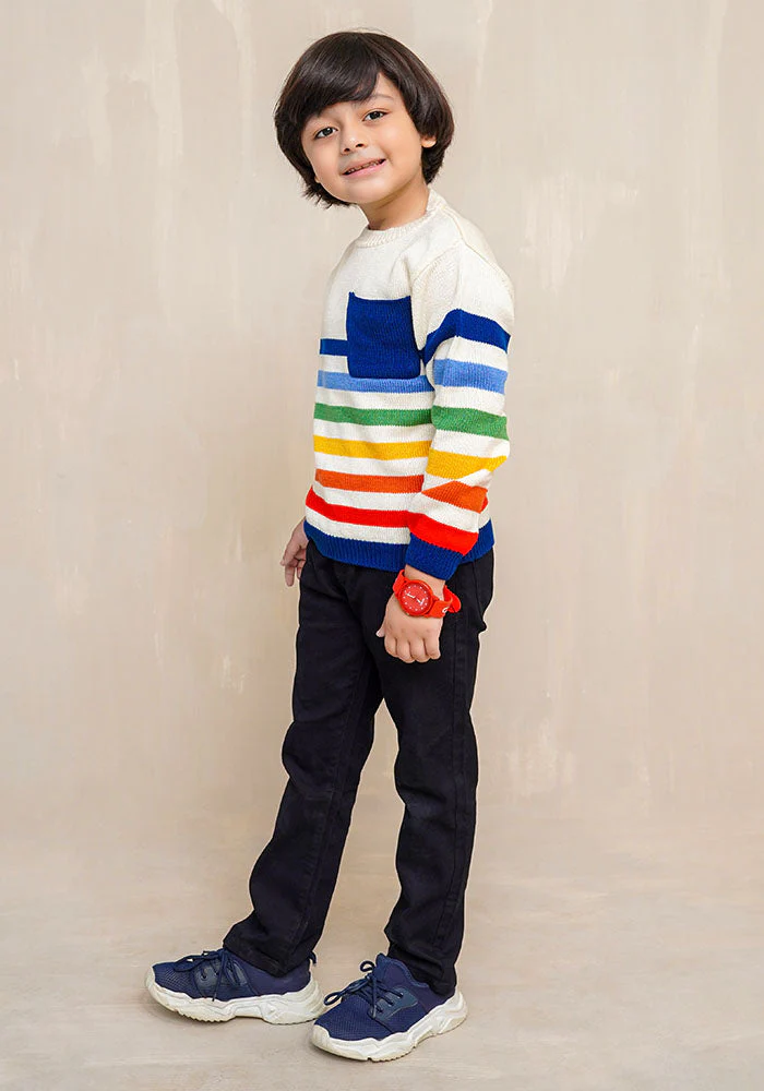 Ochre Clothing Cotton Viscose Sweater - Image 3