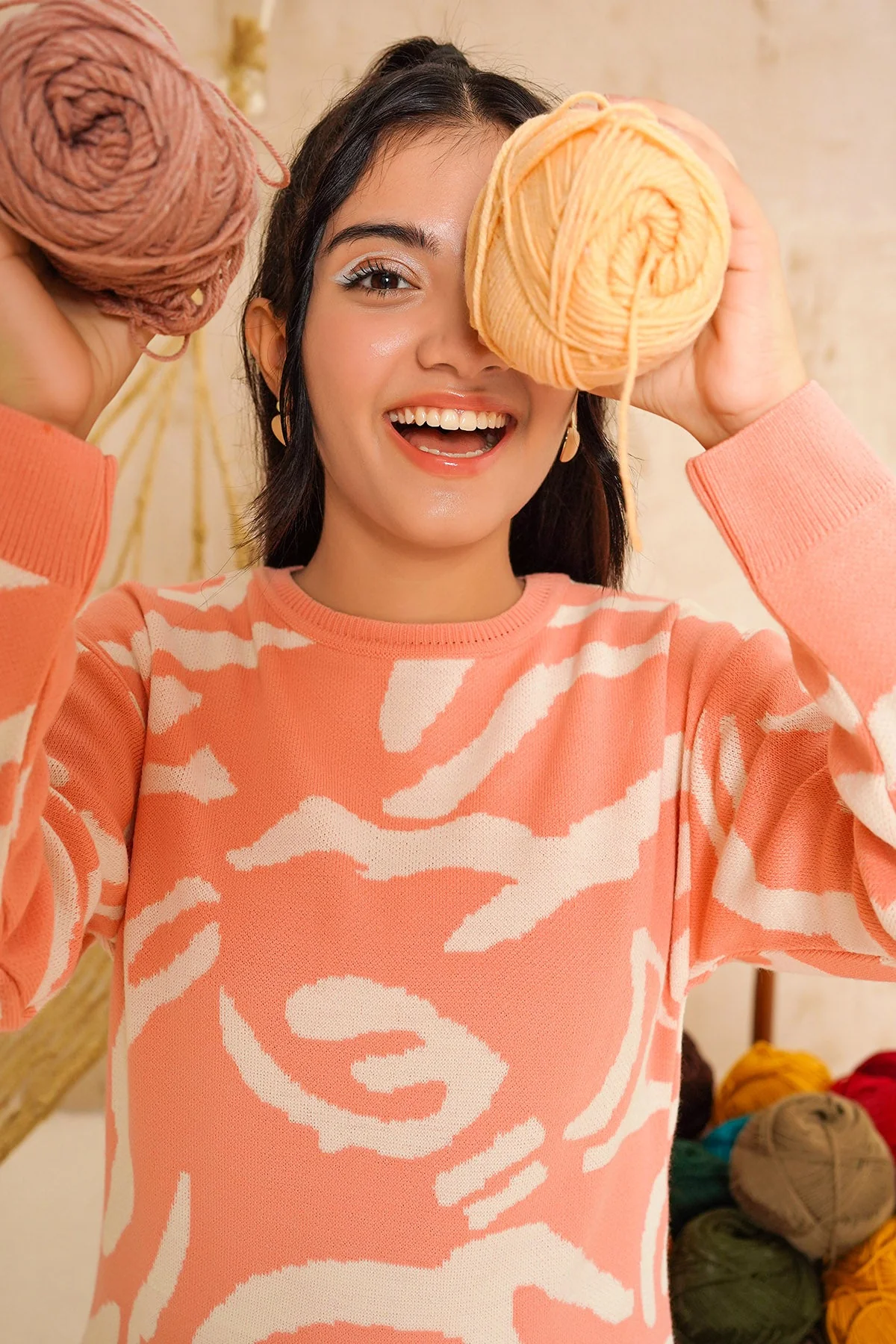 Ochre Clothing Cotton Viscose Sweater - Image 3