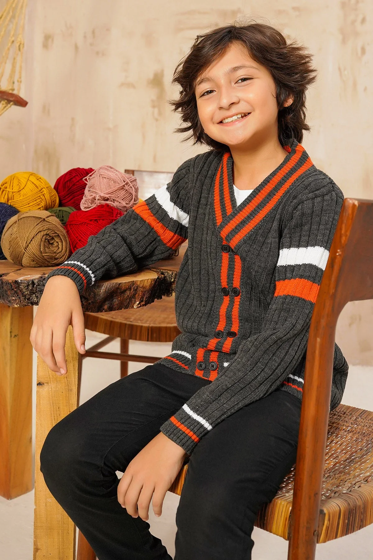 Ochre Clothing Cotton Viscose Sweater - Image 3