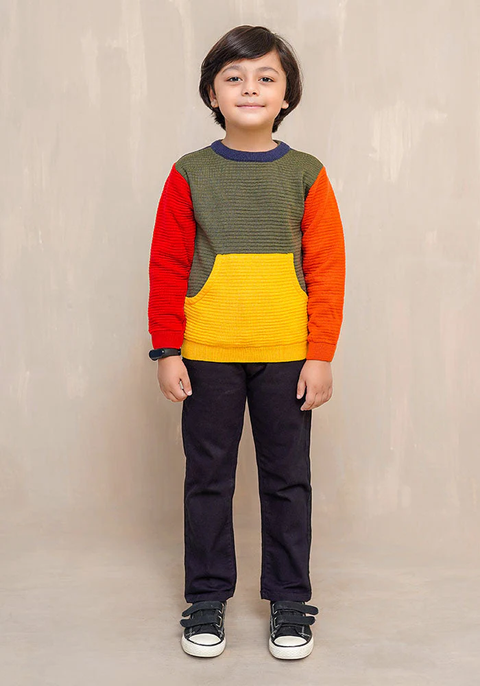 Ochre Clothing Cotton Viscose Sweater