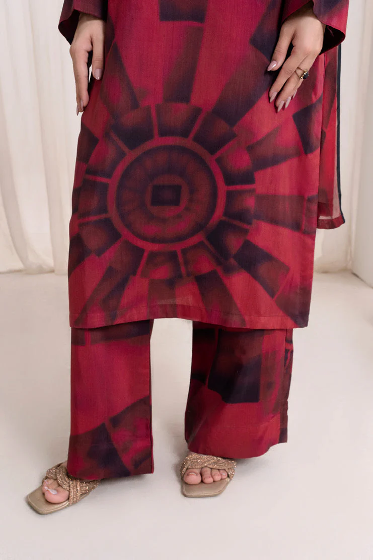Feathers Unstitched Winter Arrivals Suit-CROVEN-FT563 - Image 6