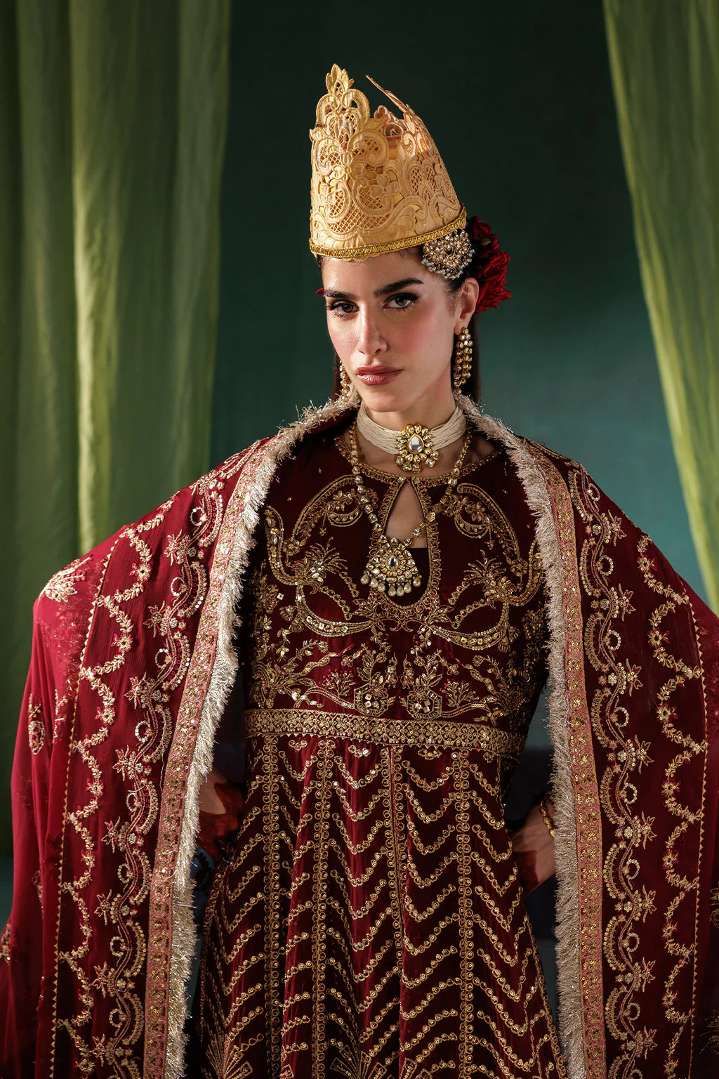 Panache By Meeral Official Unstitched 3 Piece Luxury Chiffon Formals Suit-D-02 - Image 9
