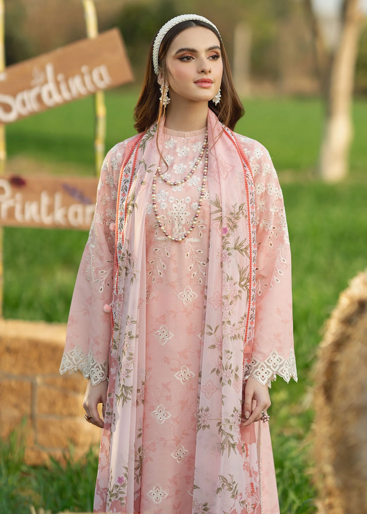 Printkari By Sardinia Unstitched 3 Piece Lawn Collection-Dahlia - Image 2