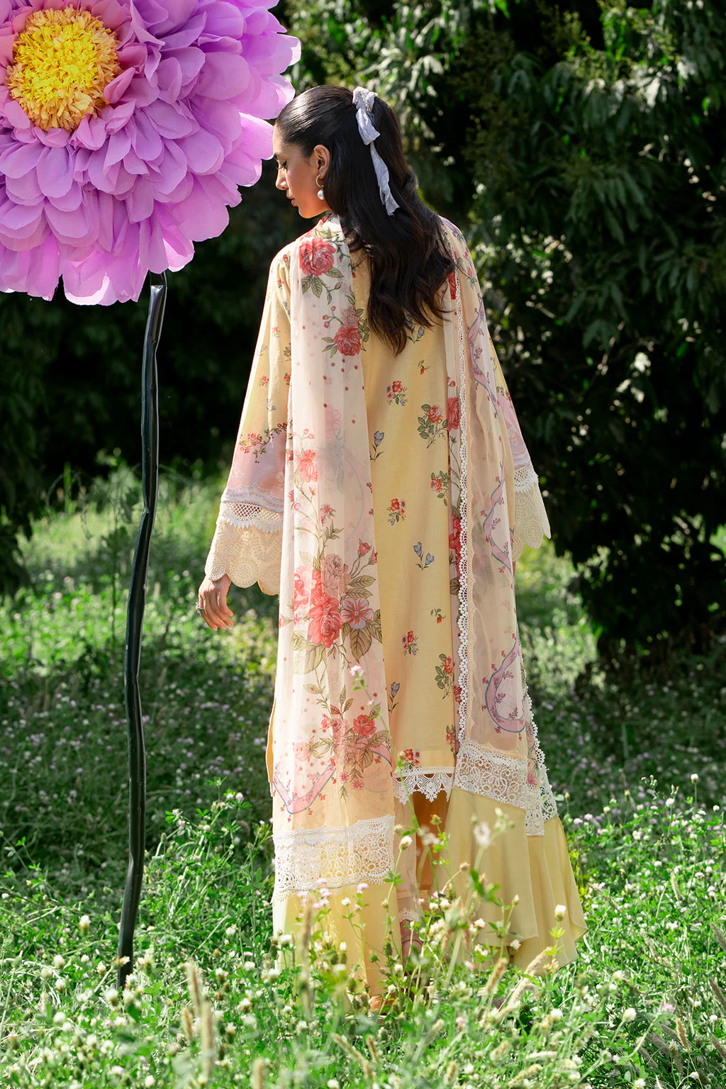 Cocktail By Sardinia Unstitched 3 Piece Summer Collection-DAISY - Image 6