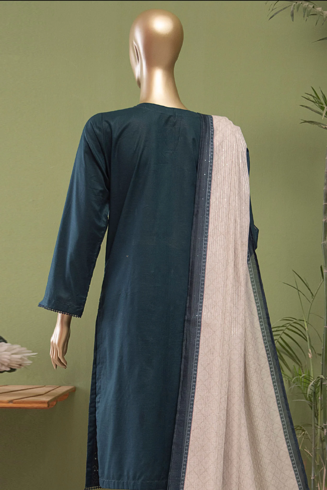 Dastan By HZ Unstitched 3 Piece Emb Slub Lawn Vol-03 Suit-DSE-10 - Image 3