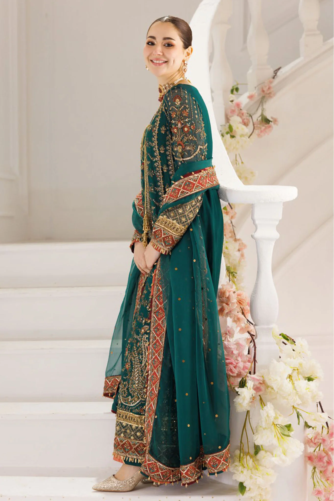 Dastan E Jashan By Charizma Unstitched 3 Piece Premium Chiffon Limited Edition Suit-DJ5-01 - Image 3