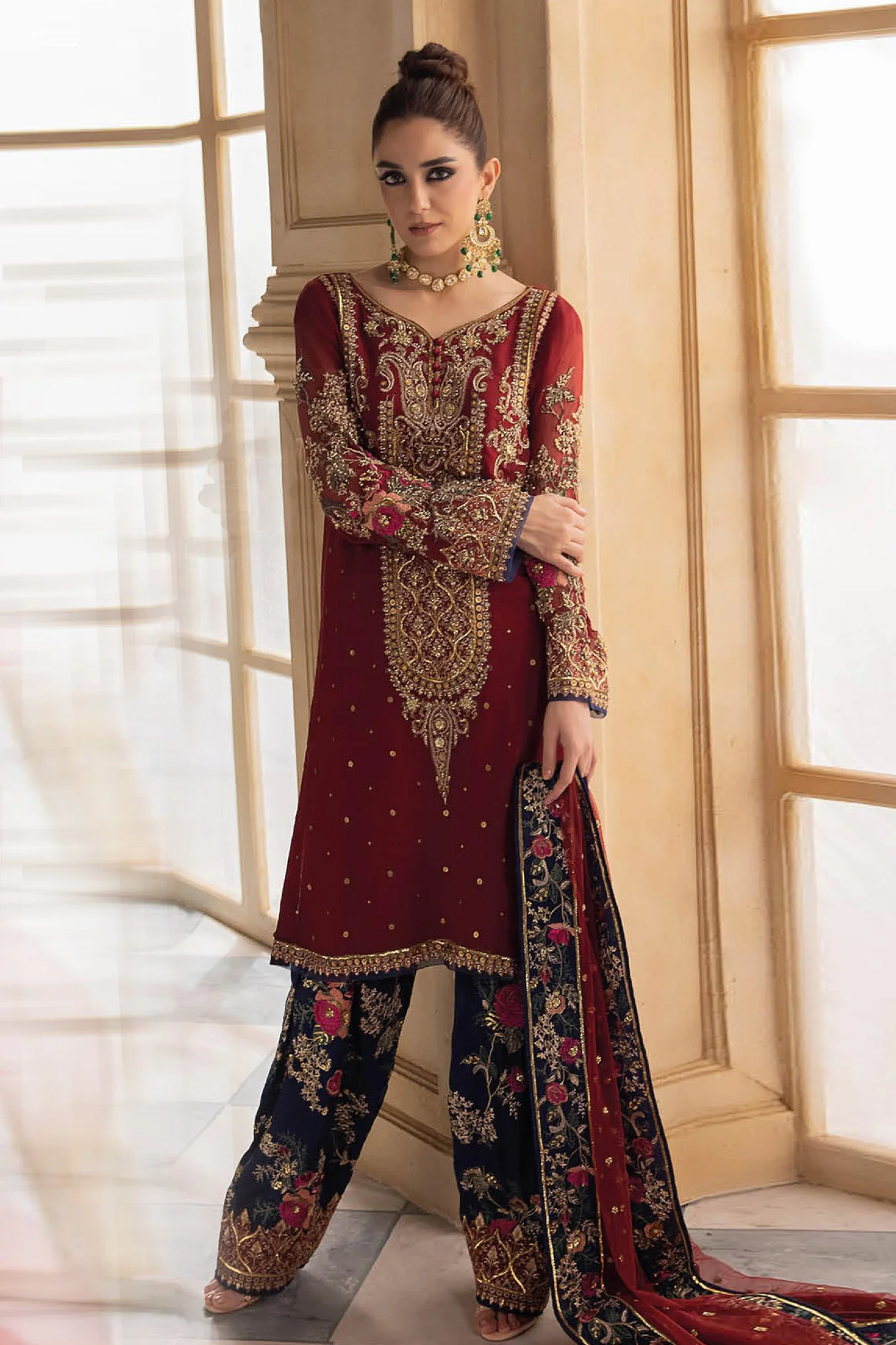 Dastan e Jashan By Charizma Unstitched 3 Piece Premium Chiffon Vol-01 Limited Edition Suit-DJW4-02