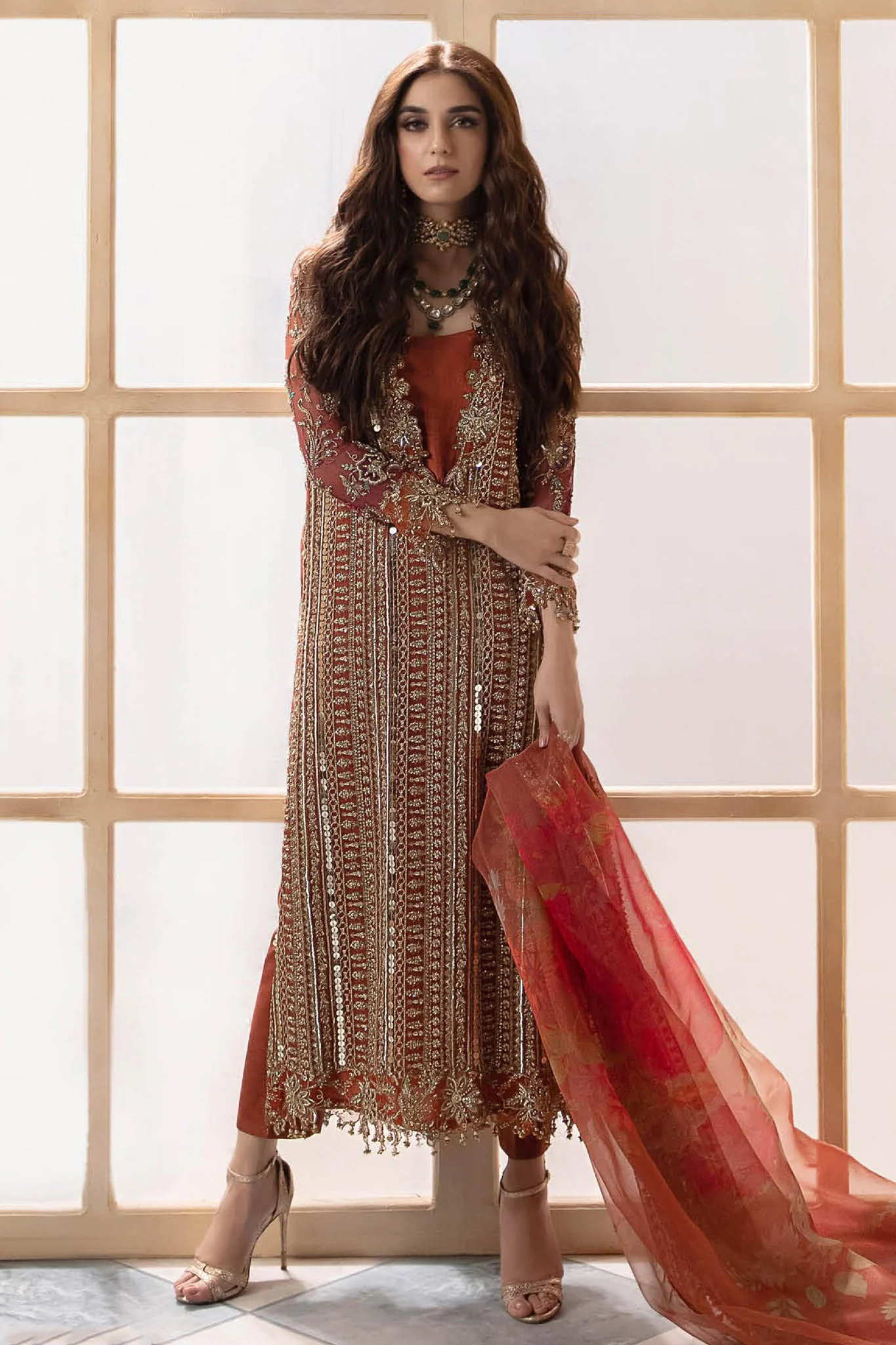 Dastan e Jashan By Charizma Unstitched 3 Piece Premium Chiffon Vol-01 Limited Edition Suit-DJW4-04