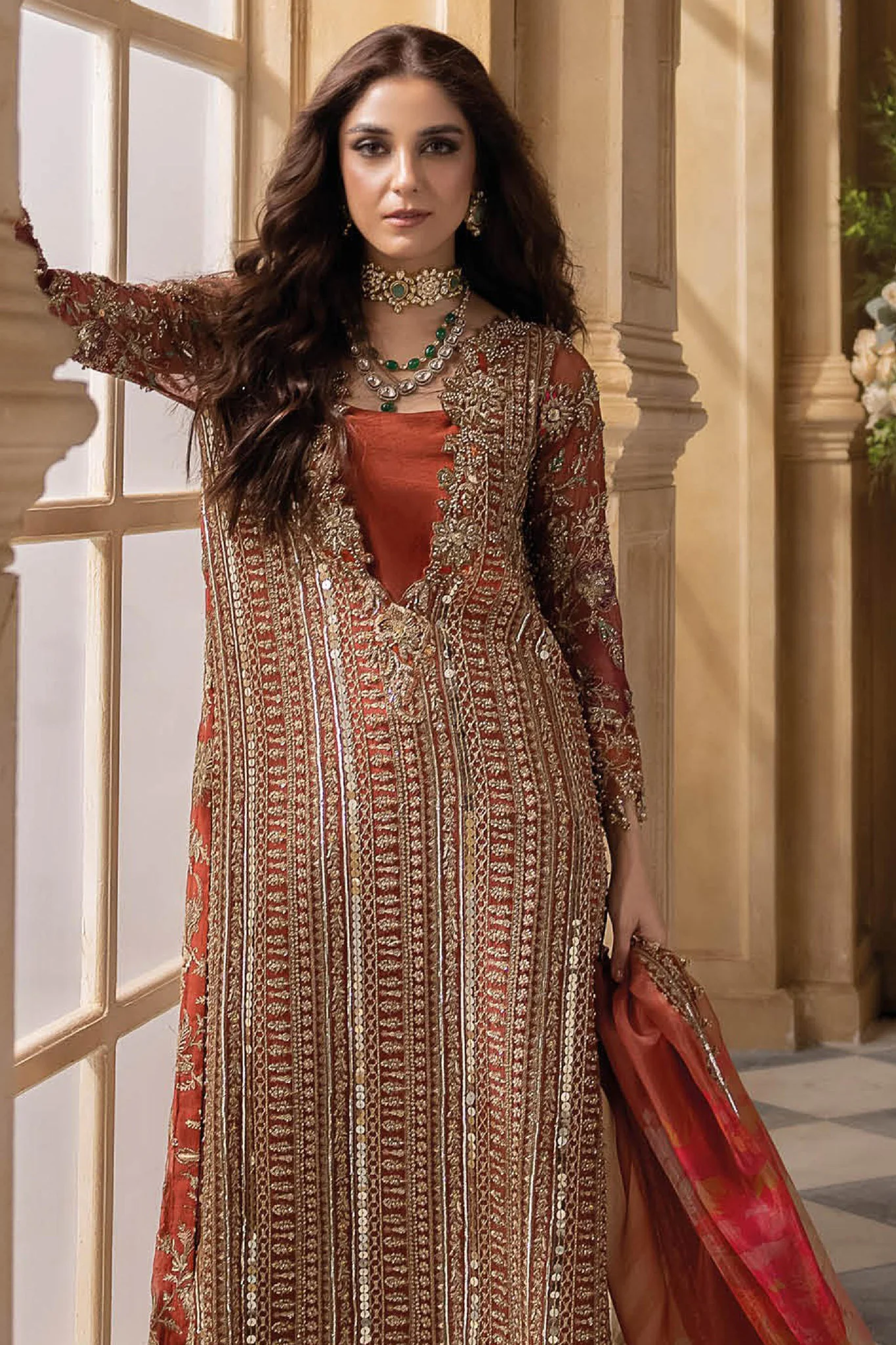 Dastan e Jashan By Charizma Unstitched 3 Piece Premium Chiffon Vol-01 Limited Edition Suit-DJW4-04 - Image 2