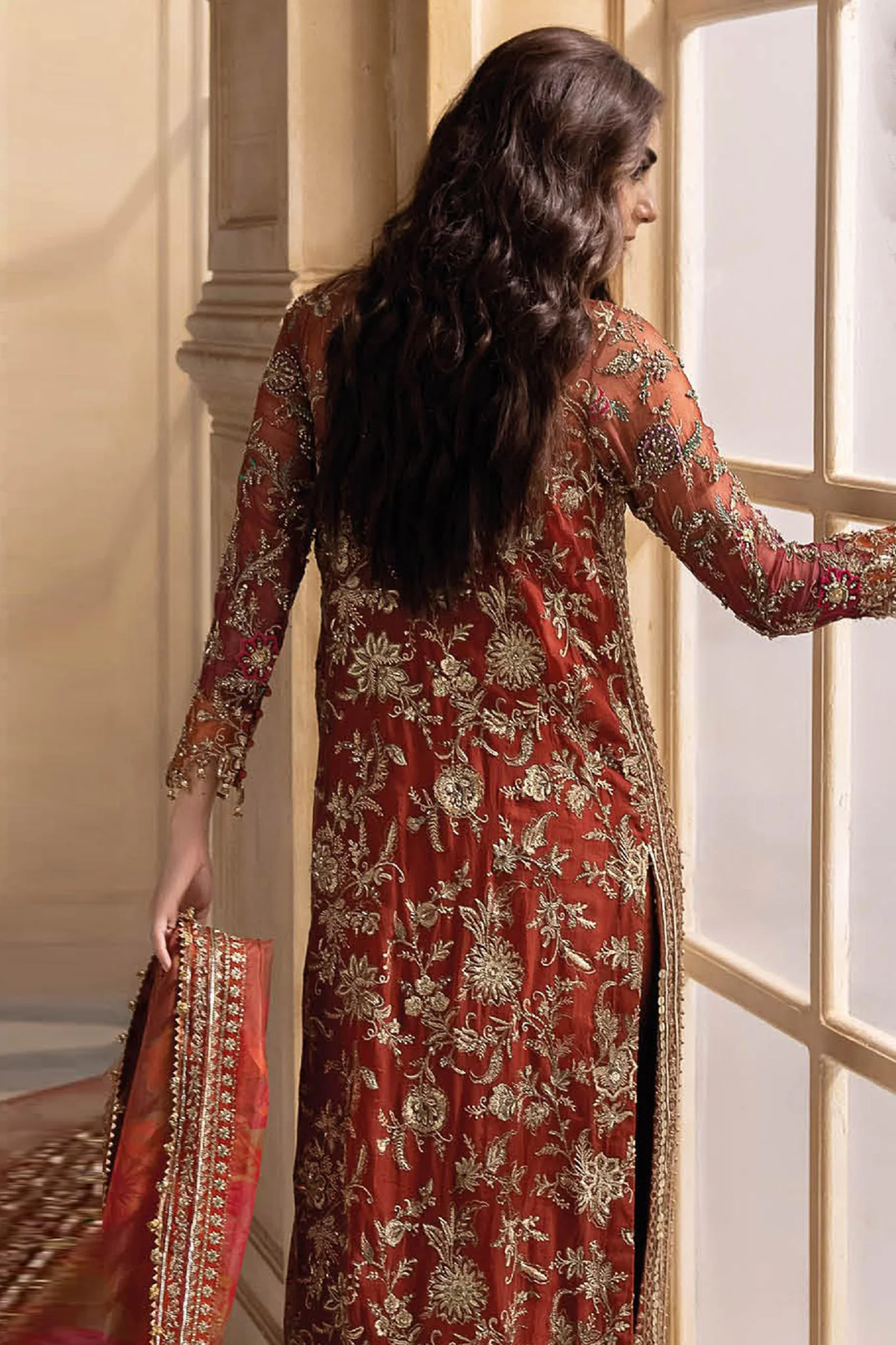 Dastan e Jashan By Charizma Unstitched 3 Piece Premium Chiffon Vol-01 Limited Edition Suit-DJW4-04 - Image 3