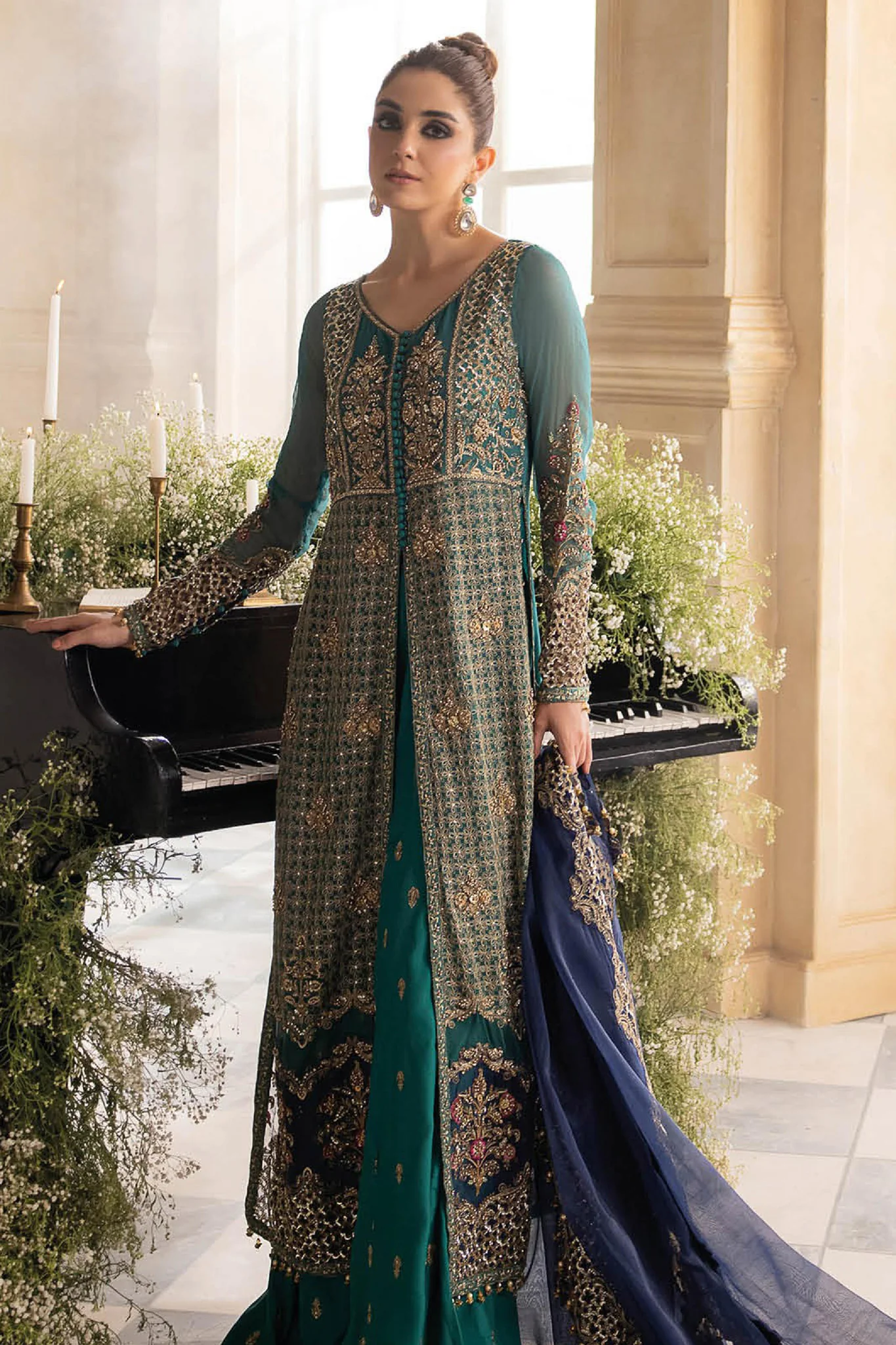Dastan e Jashan By Charizma Unstitched 3 Piece Premium Chiffon Vol-01 Limited Edition Suit-DJW4-07