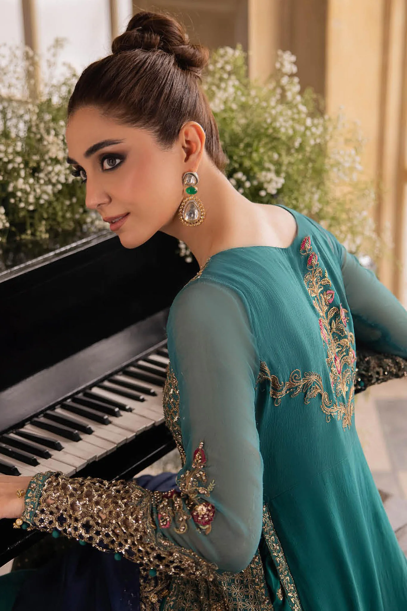 Dastan e Jashan By Charizma Unstitched 3 Piece Premium Chiffon Vol-01 Limited Edition Suit-DJW4-07 - Image 3