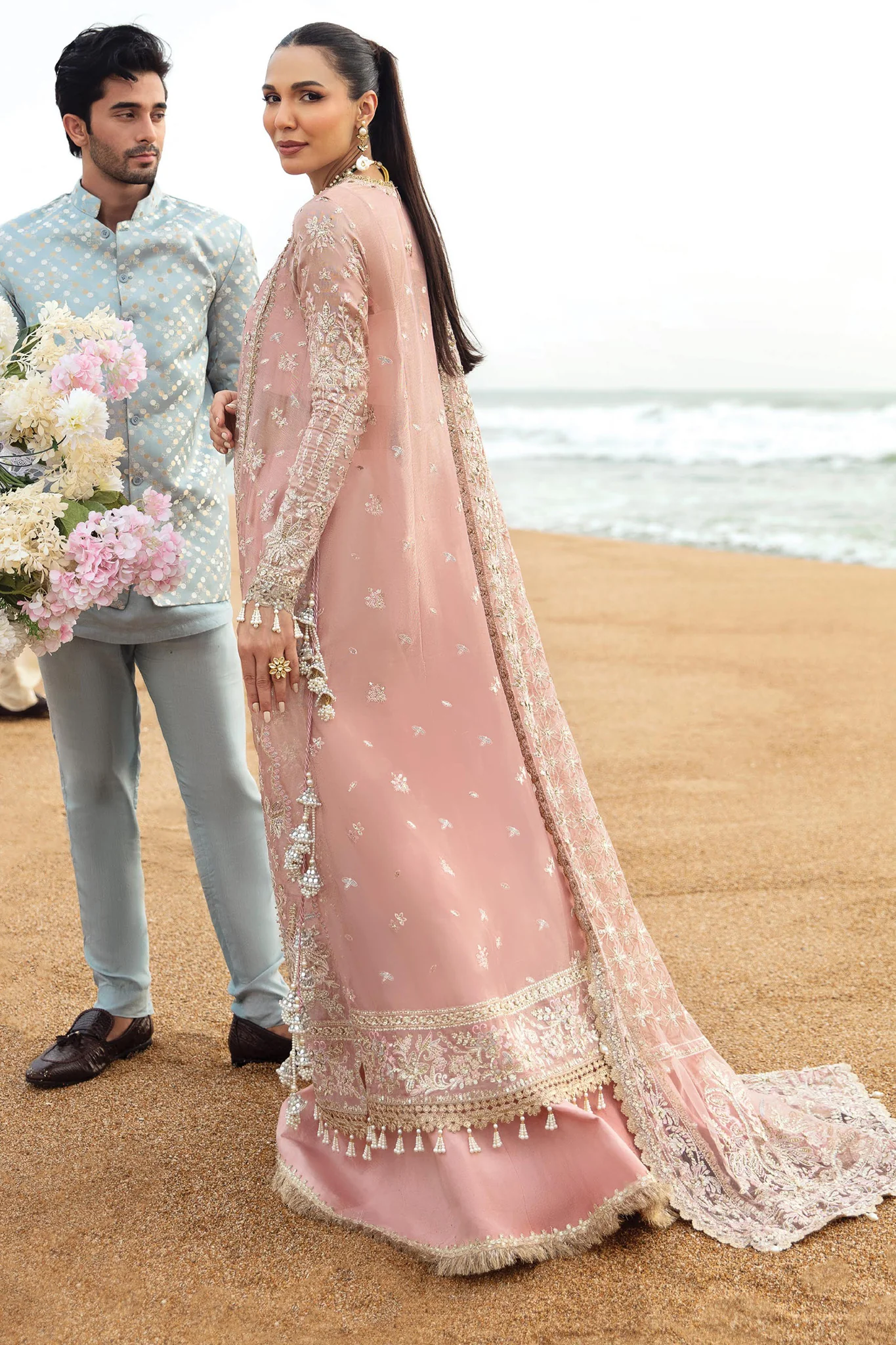 Dastangoi By Afrozeh Unstitched 3 Piece Luxury Formals Suit-AWE-03-Shazma - Image 3