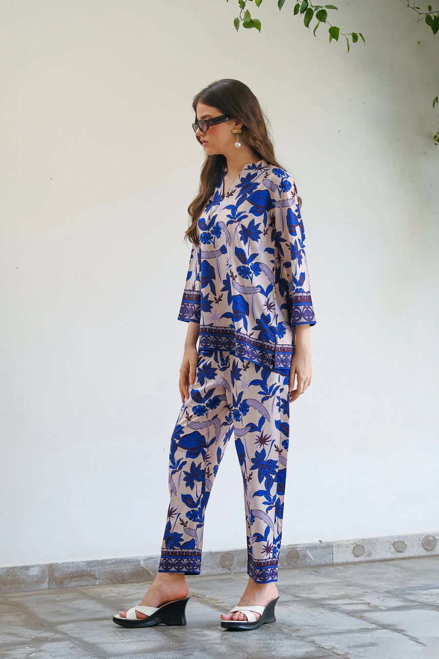 Sprinkles Stitched 2 Piece Summer Co Ord Sets Women Suit-Daydream - Image 6