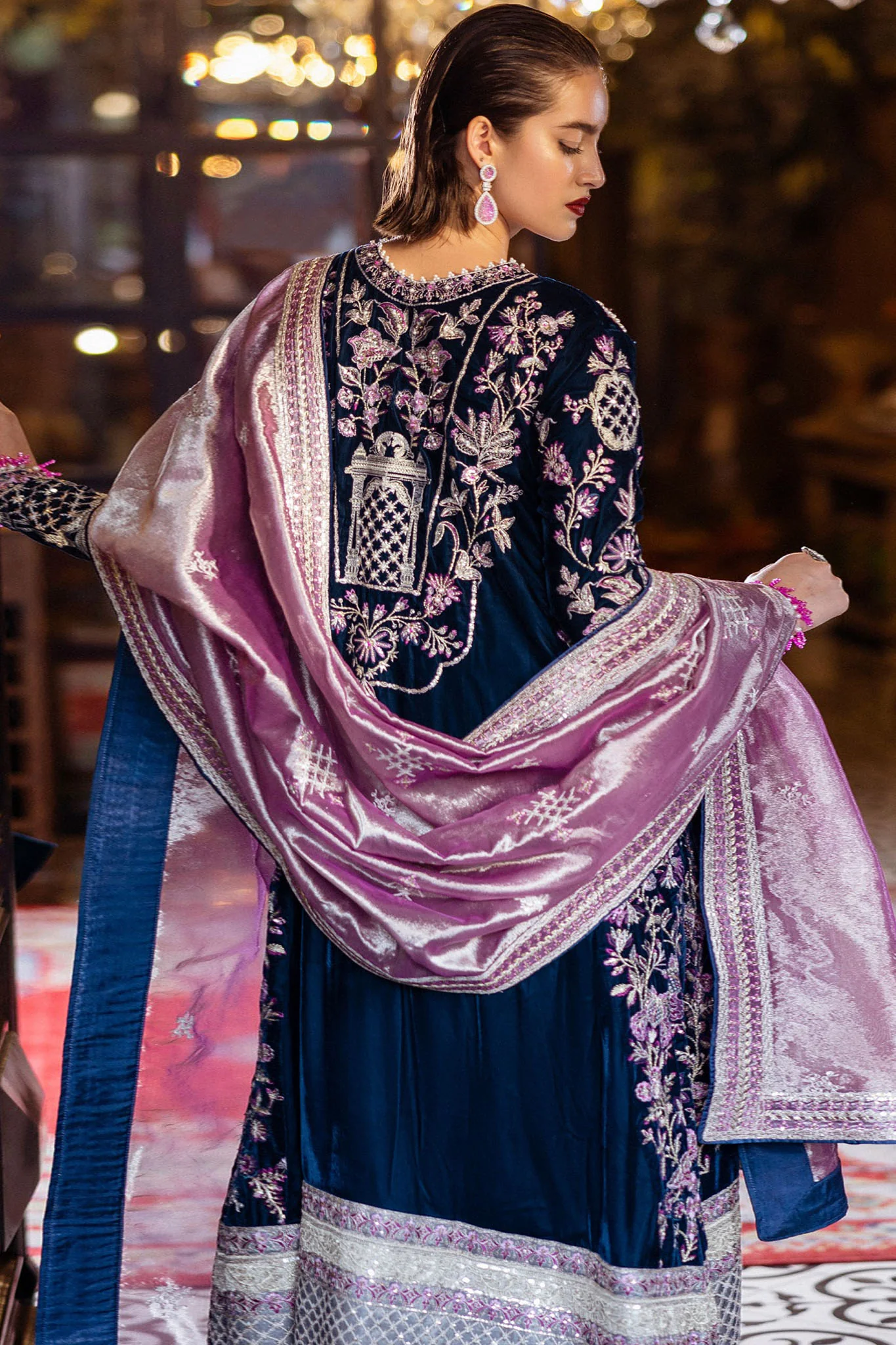 Deja Vu by Mushq Unstitched 3 Piece Velvet Collection ‘2024-MPS-02 - Image 4