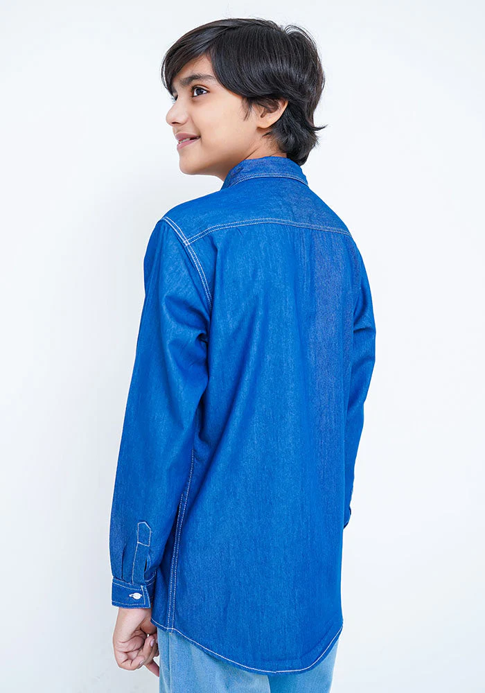 Ochre Clothing Denim Shirt - Image 2