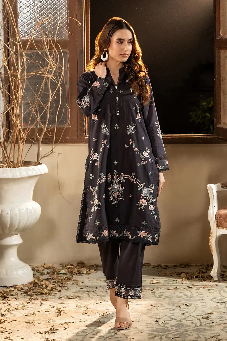 Dhaga Stitched Summer Women Suit-Elle - Image 3
