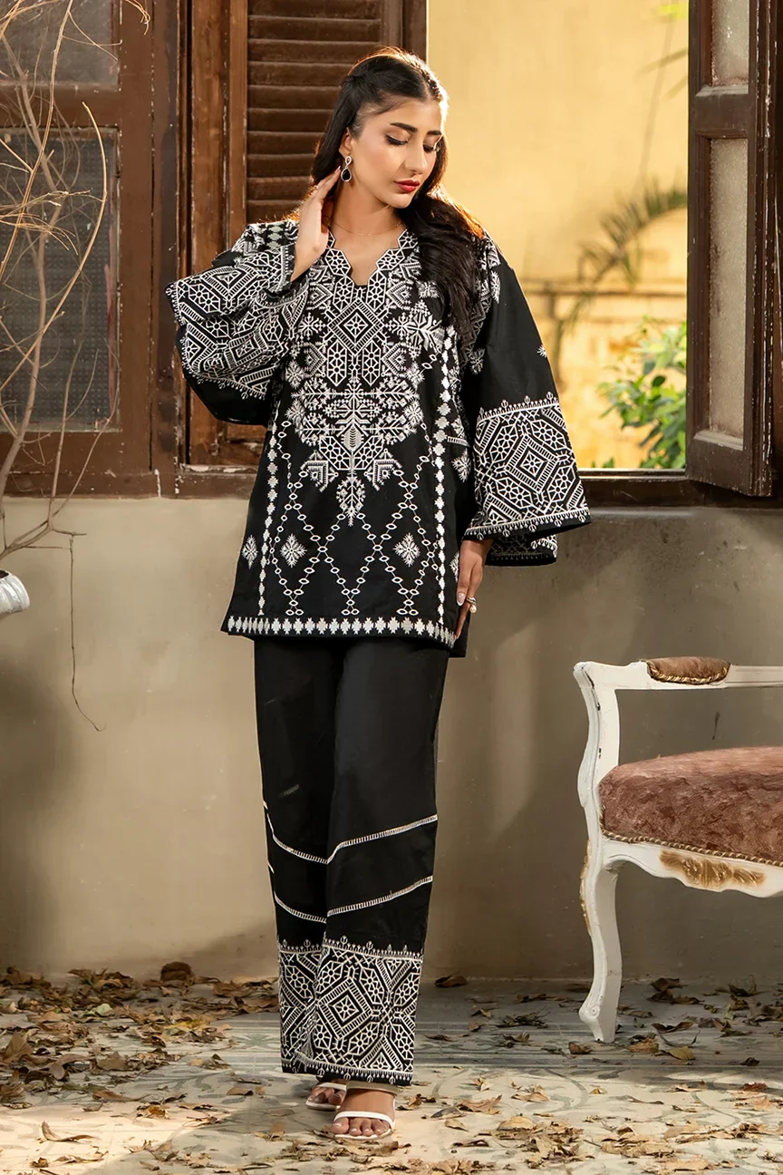 Dhaga Stitched Summer Women Suit-Corditional - Image 3