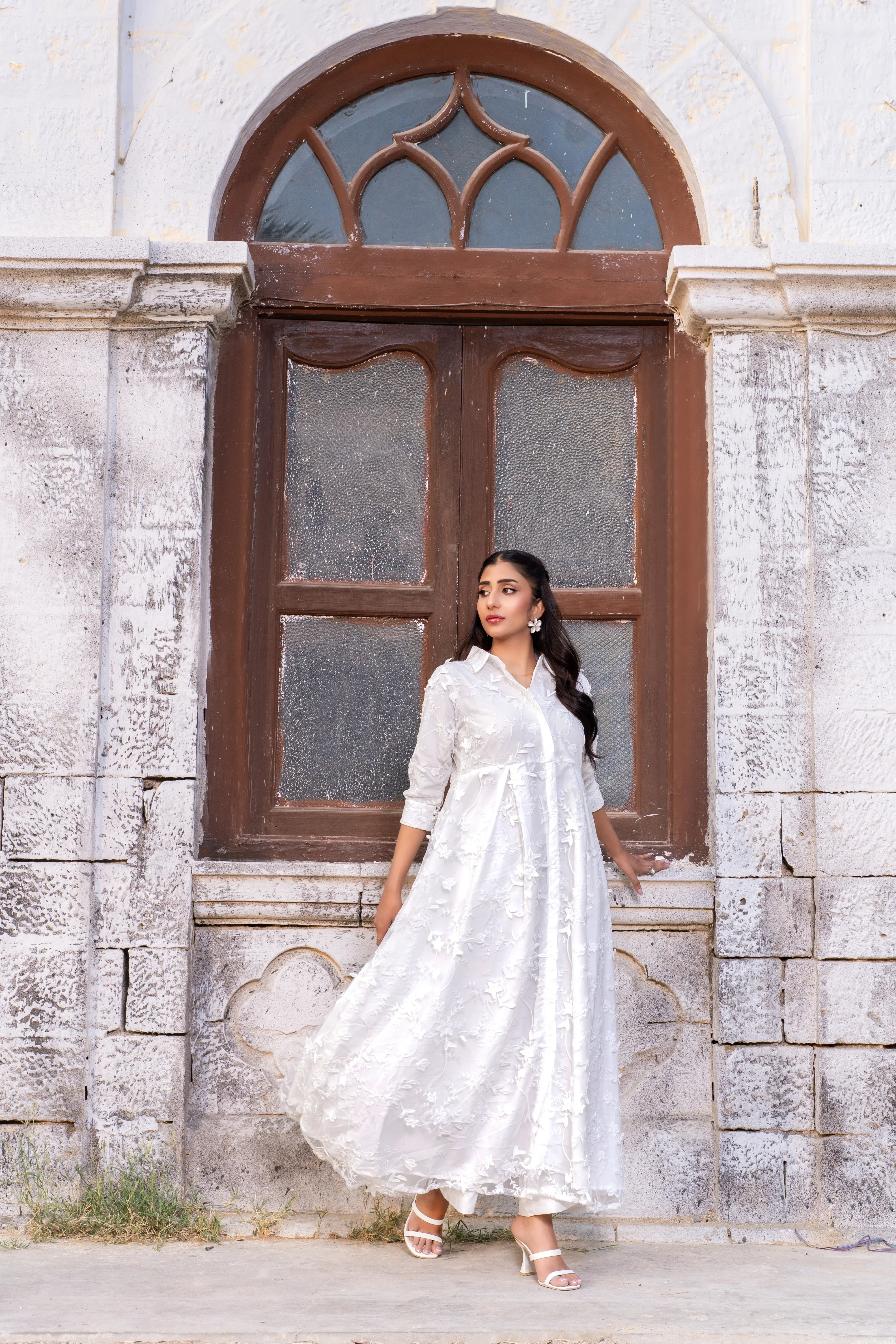 Dhaga Stitched Summer Women Suit-Serene Bloom - Image 3