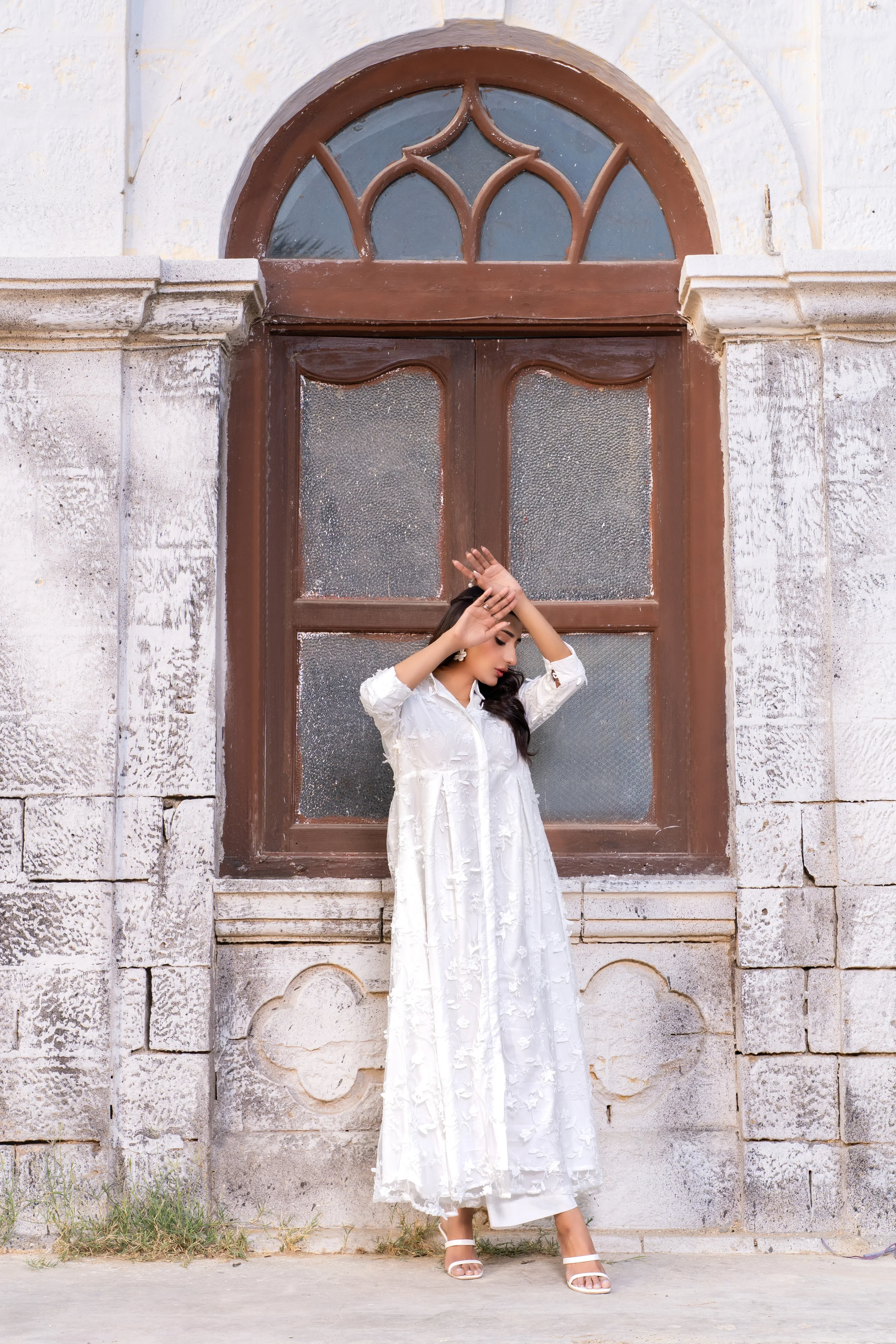 Dhaga Stitched Summer Women Suit-Serene Bloom - Image 4